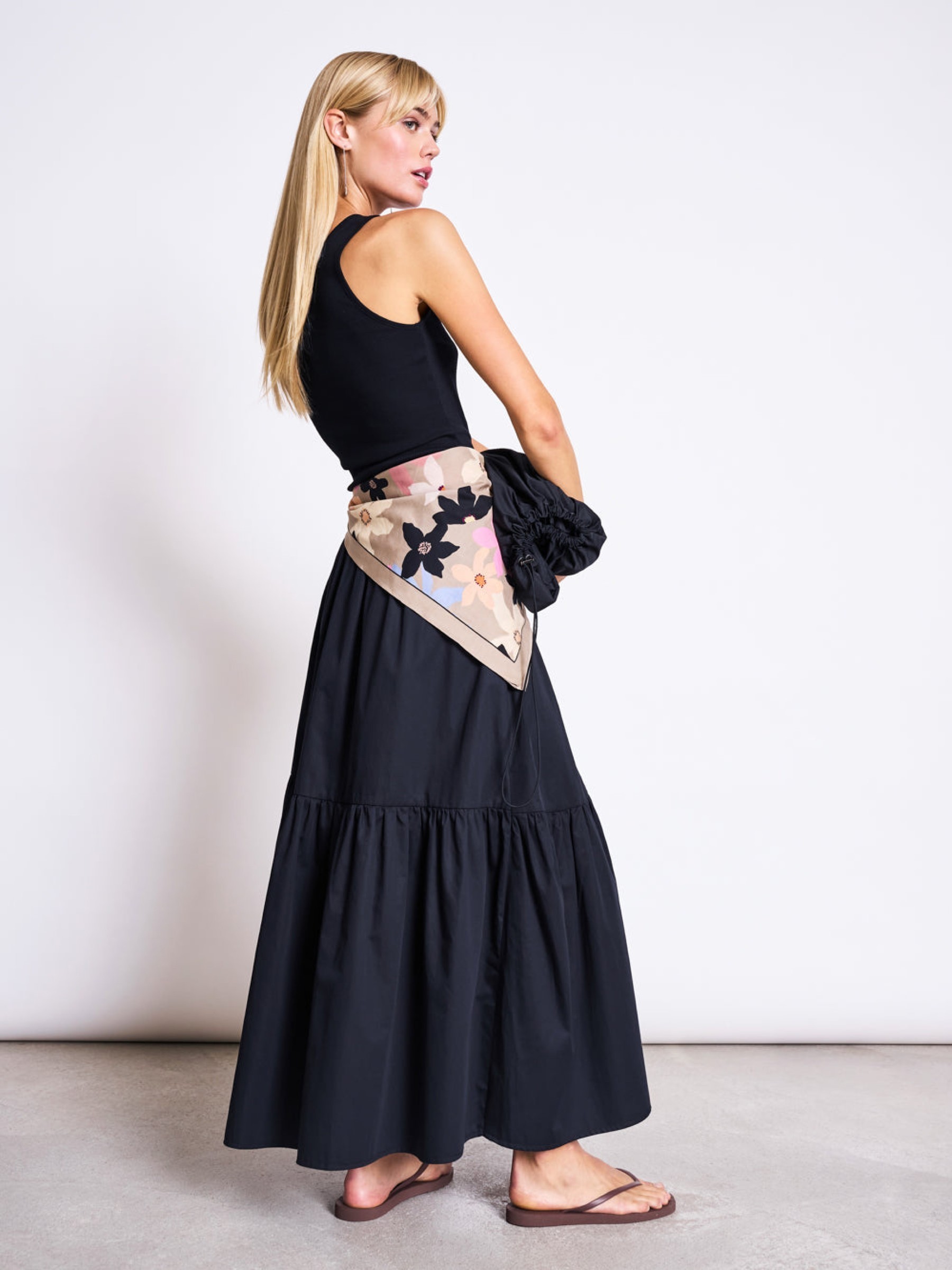 One Shoulder Top Tigris black Jan 'n June