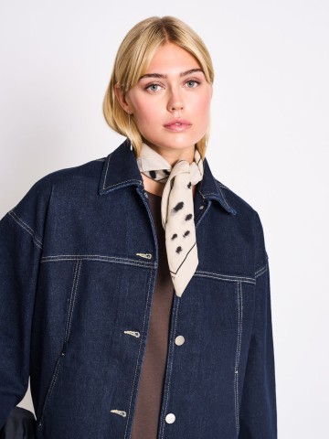 Schal Printed Cotton Scarf Vad dalmatian dots Jan 'n June