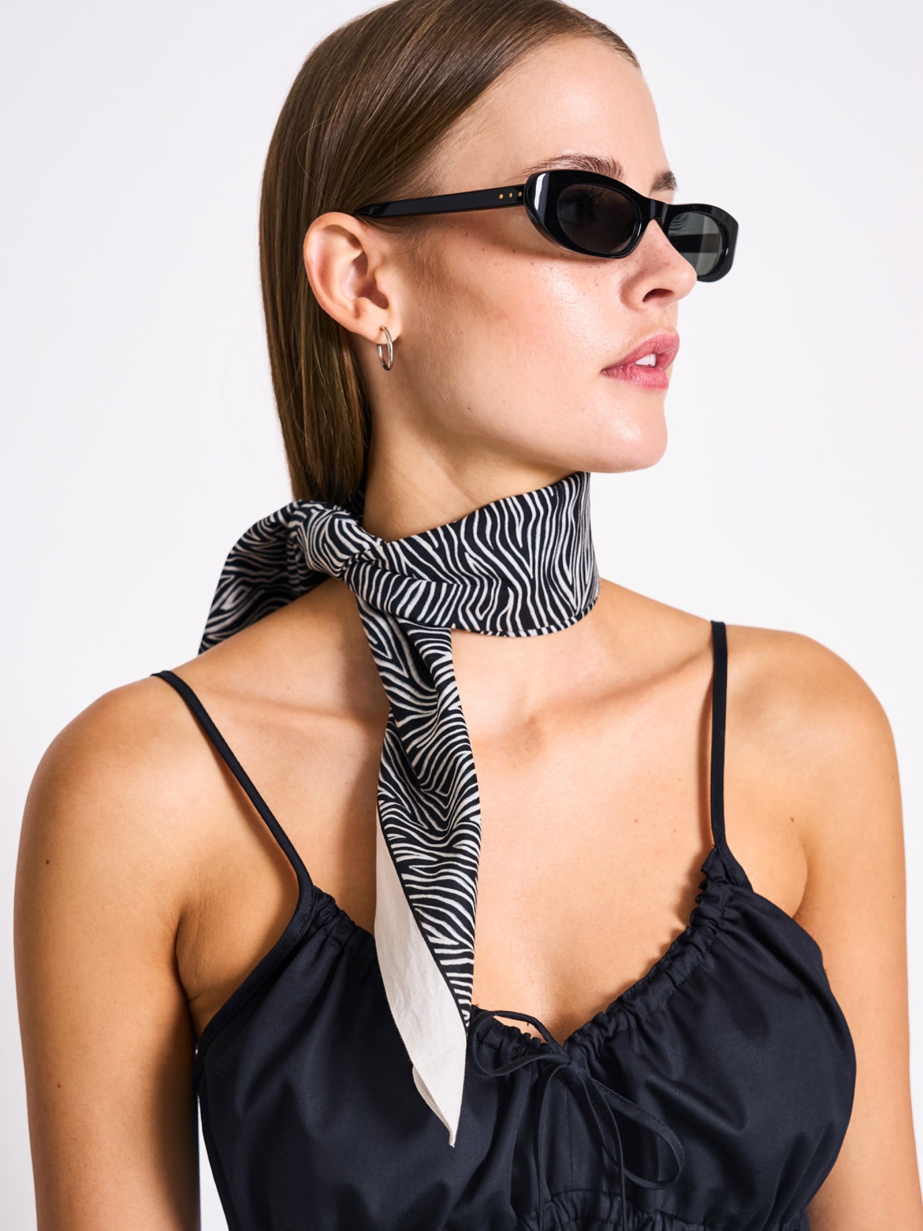 Schal Printed Cotton Scarf Vad zebra print Jan 'n June