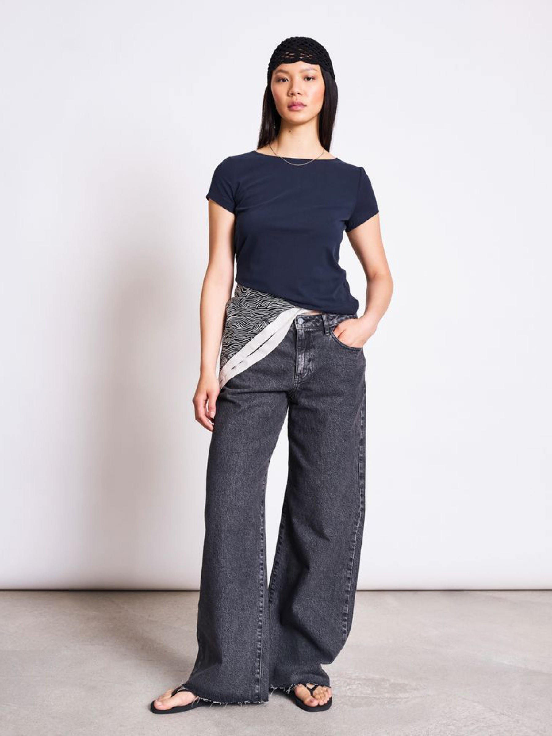 Schal Printed Cotton Scarf Vad zebra print Jan 'n June