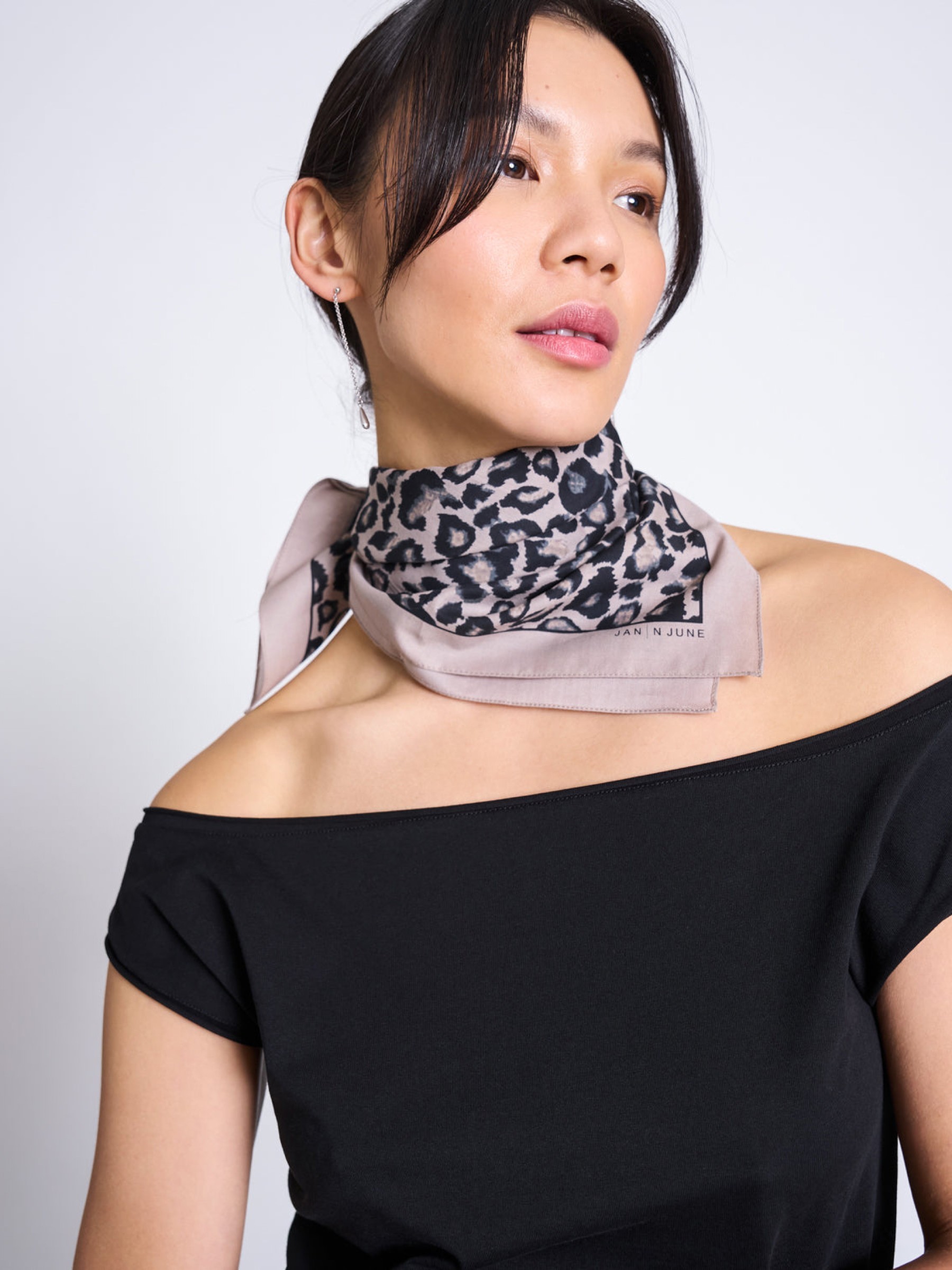 Schal Printed Cotton Scarf Vad leo print Jan 'n June