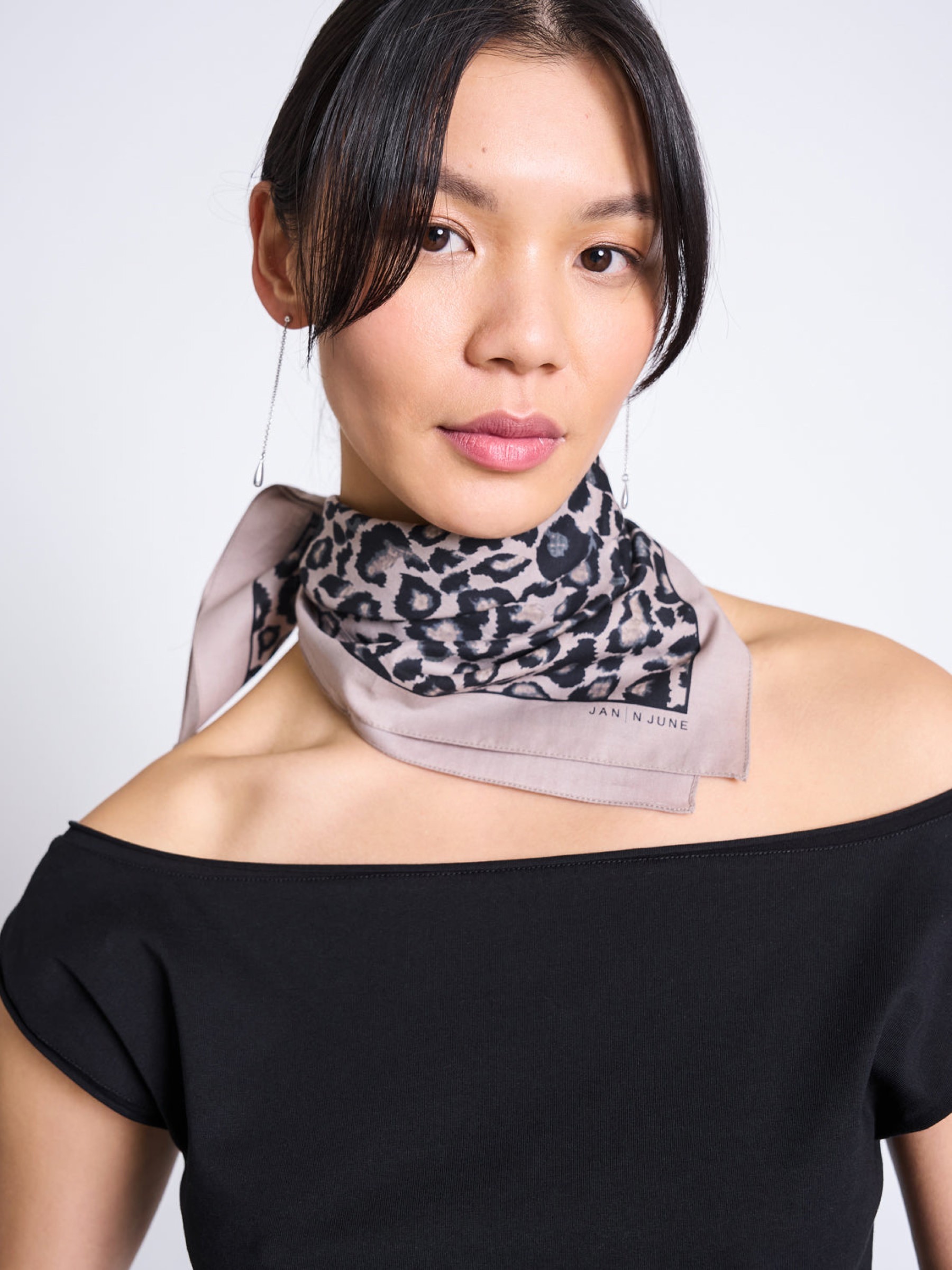 Schal Printed Cotton Scarf Vad leo print Jan 'n June