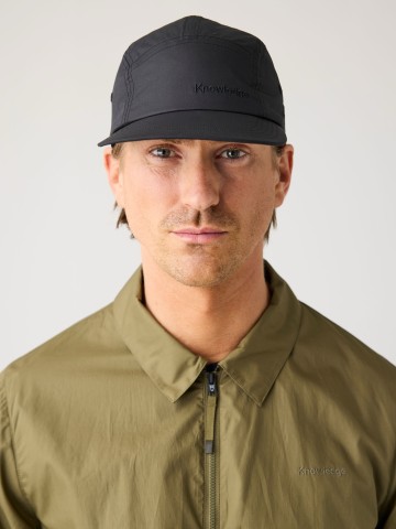 Mütze Vent Riptop 90 5-Panel Cap black jet Knowledge Cotton Apparel