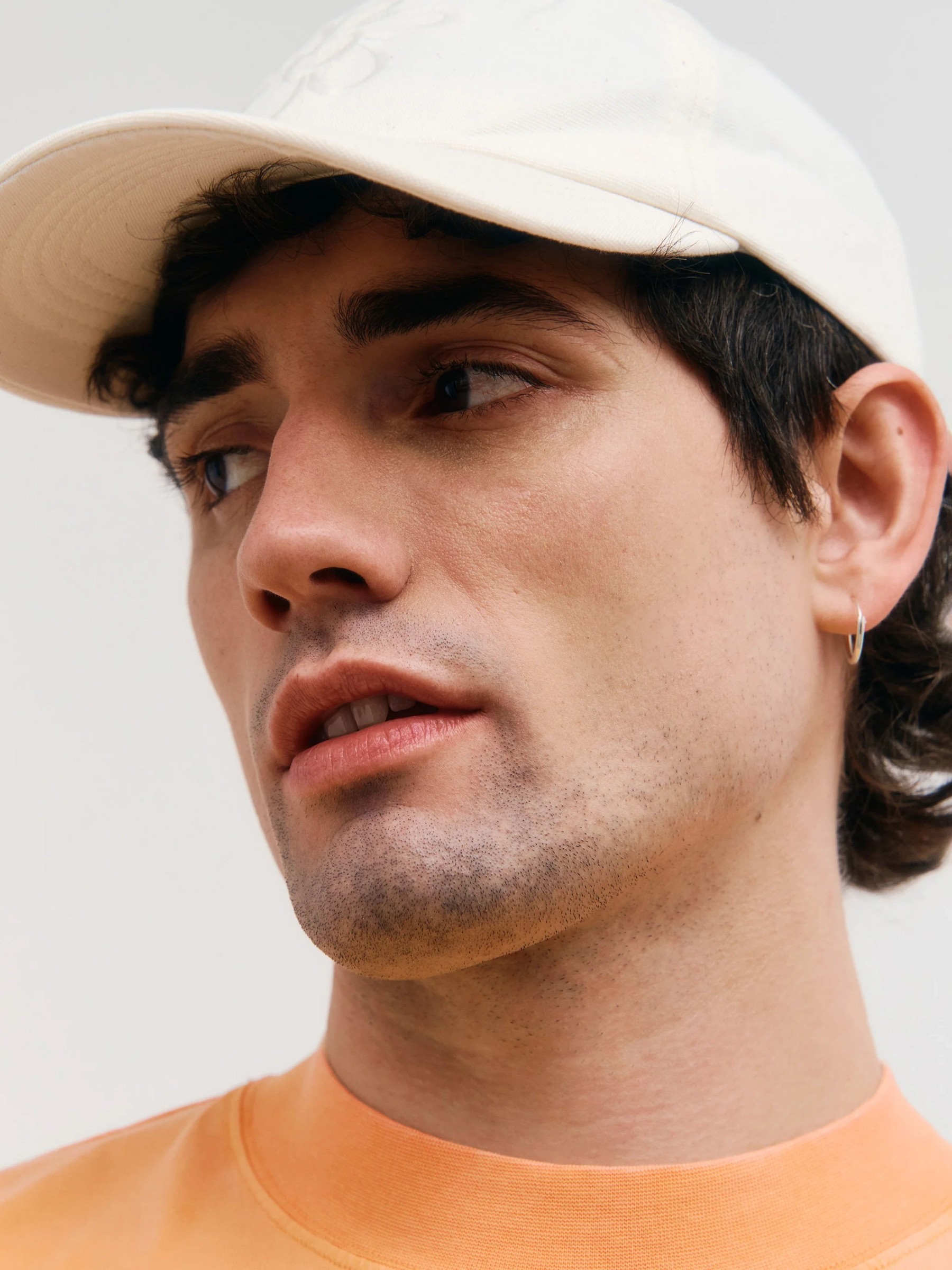 Mütze Flower Classic Cap natural white Rotholz