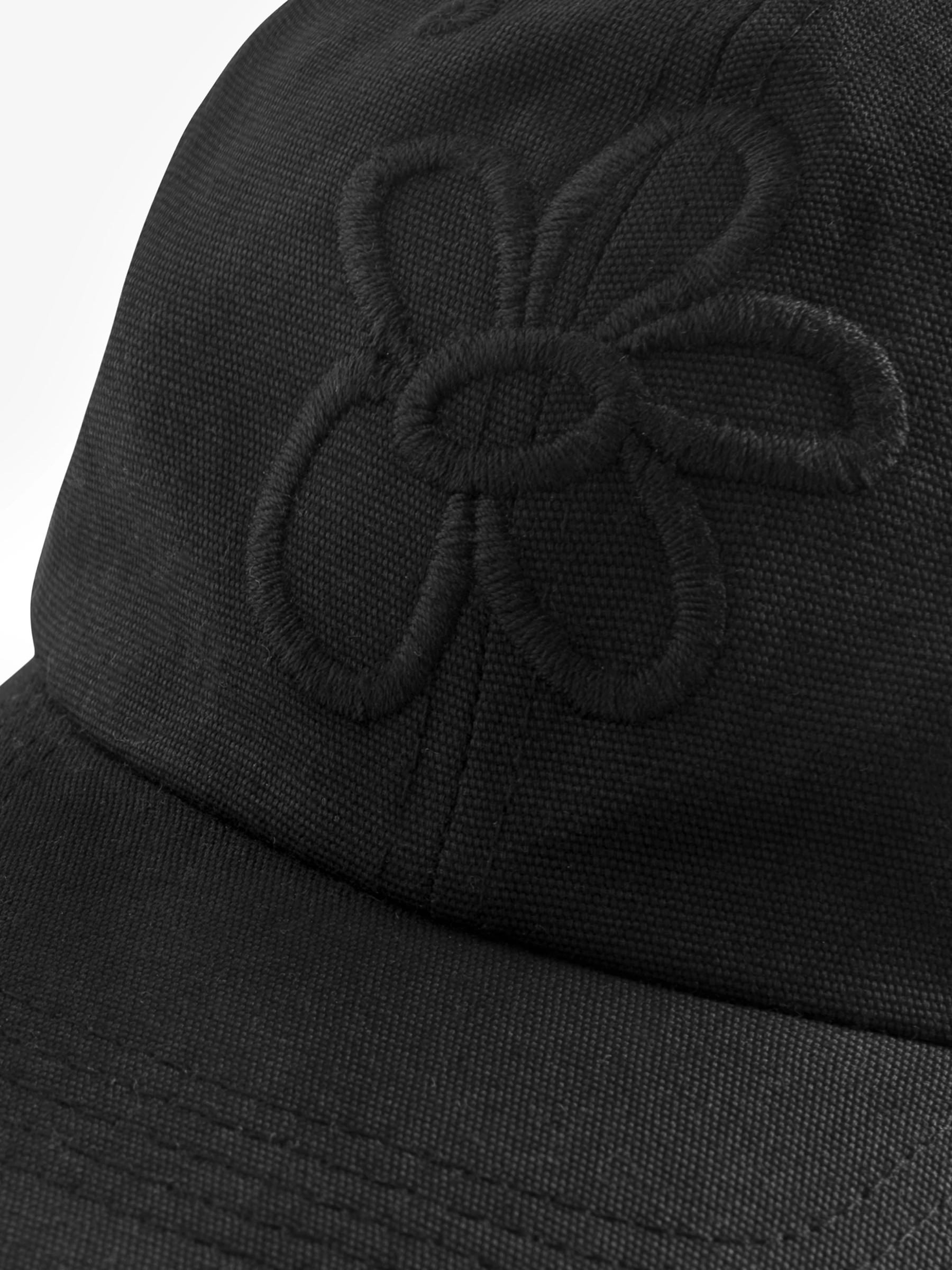 Mütze Flower Classic Cap true black Rotholz