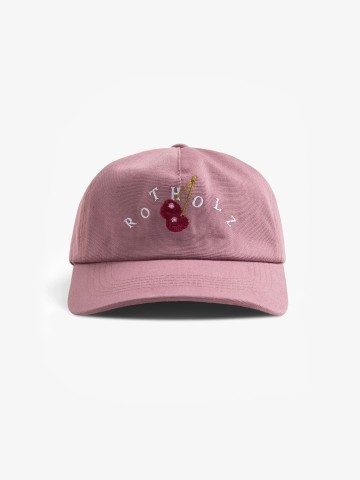 Mütze Cherry Logo Floppy Cap pink stone Rotholz