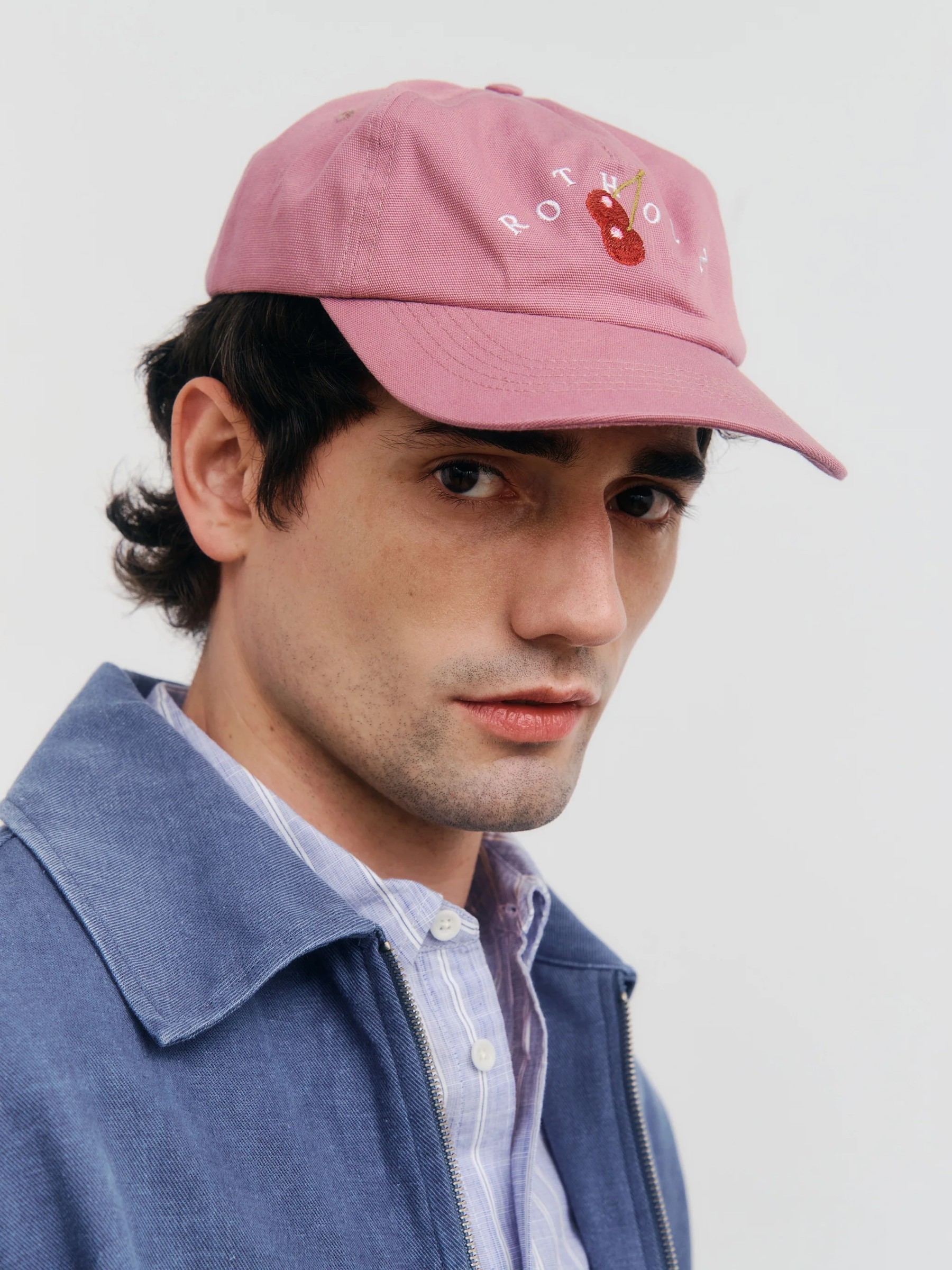 Mütze Cherry Logo Floppy Cap pink stone Rotholz