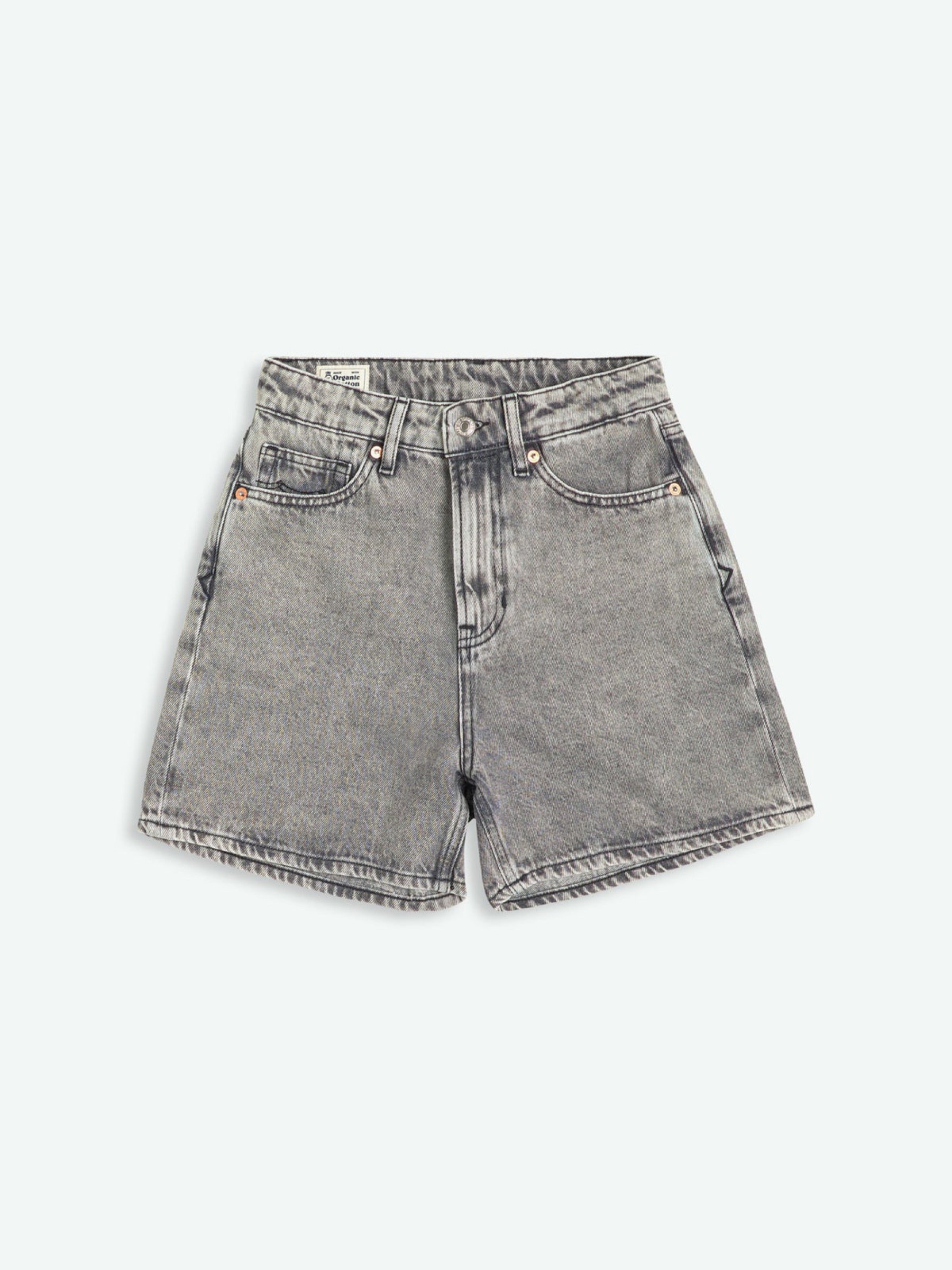 Kurze Hose Liora Short well grey mid marble Kings of Indigo – K.O.I.