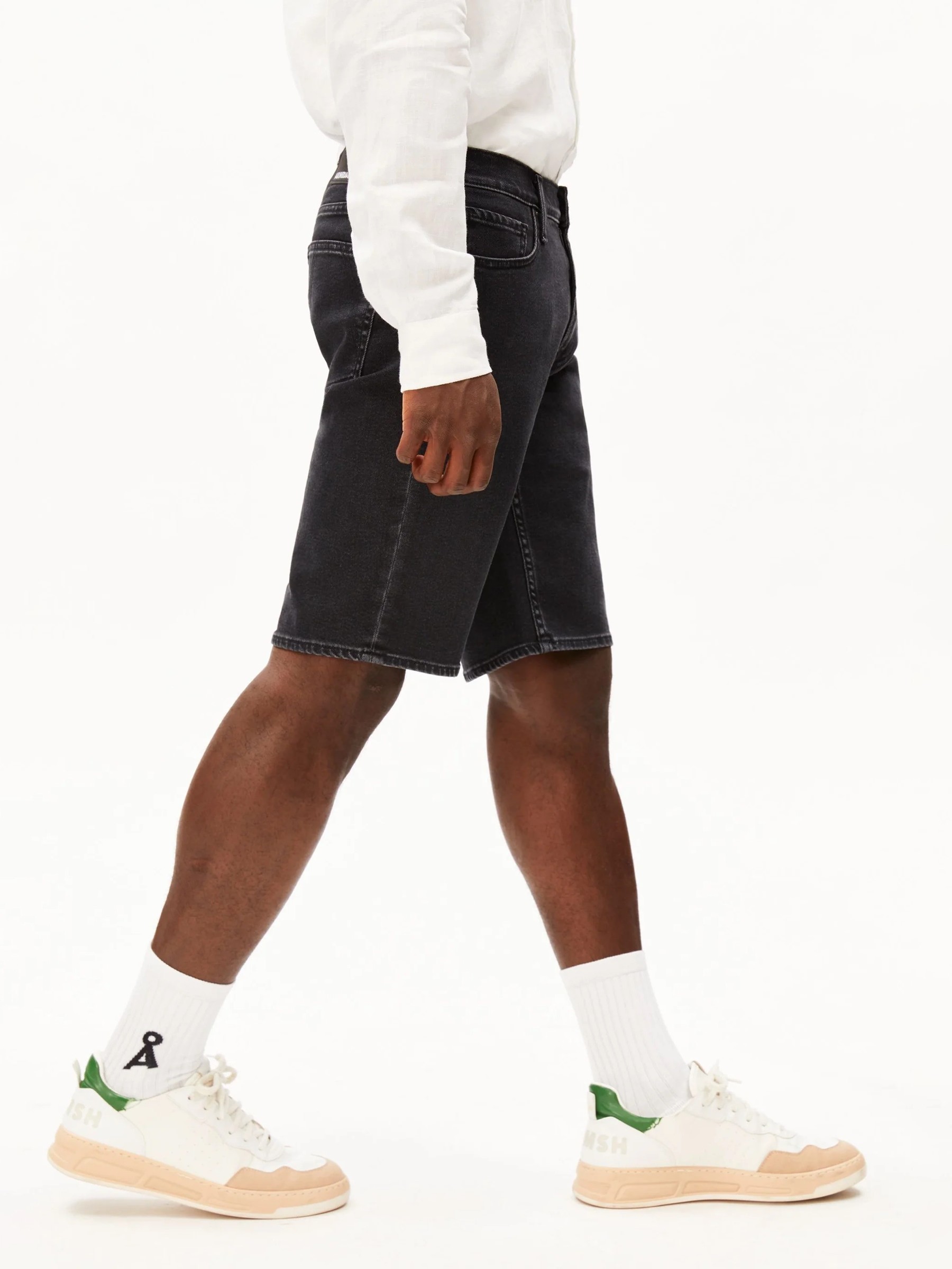 Shorts Naail Hemp black washed authentic Armedangels