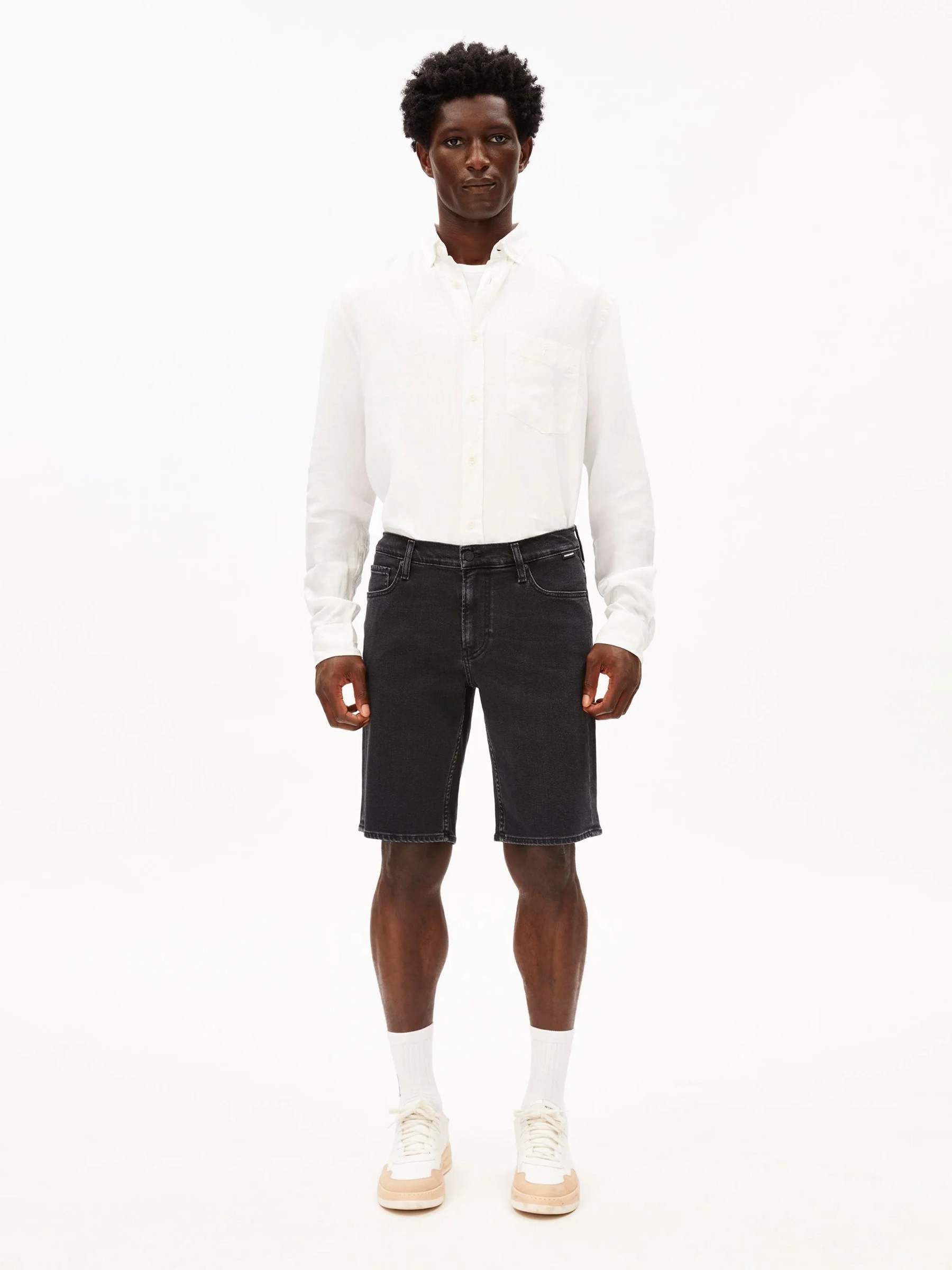 Shorts Naail Hemp black washed authentic Armedangels