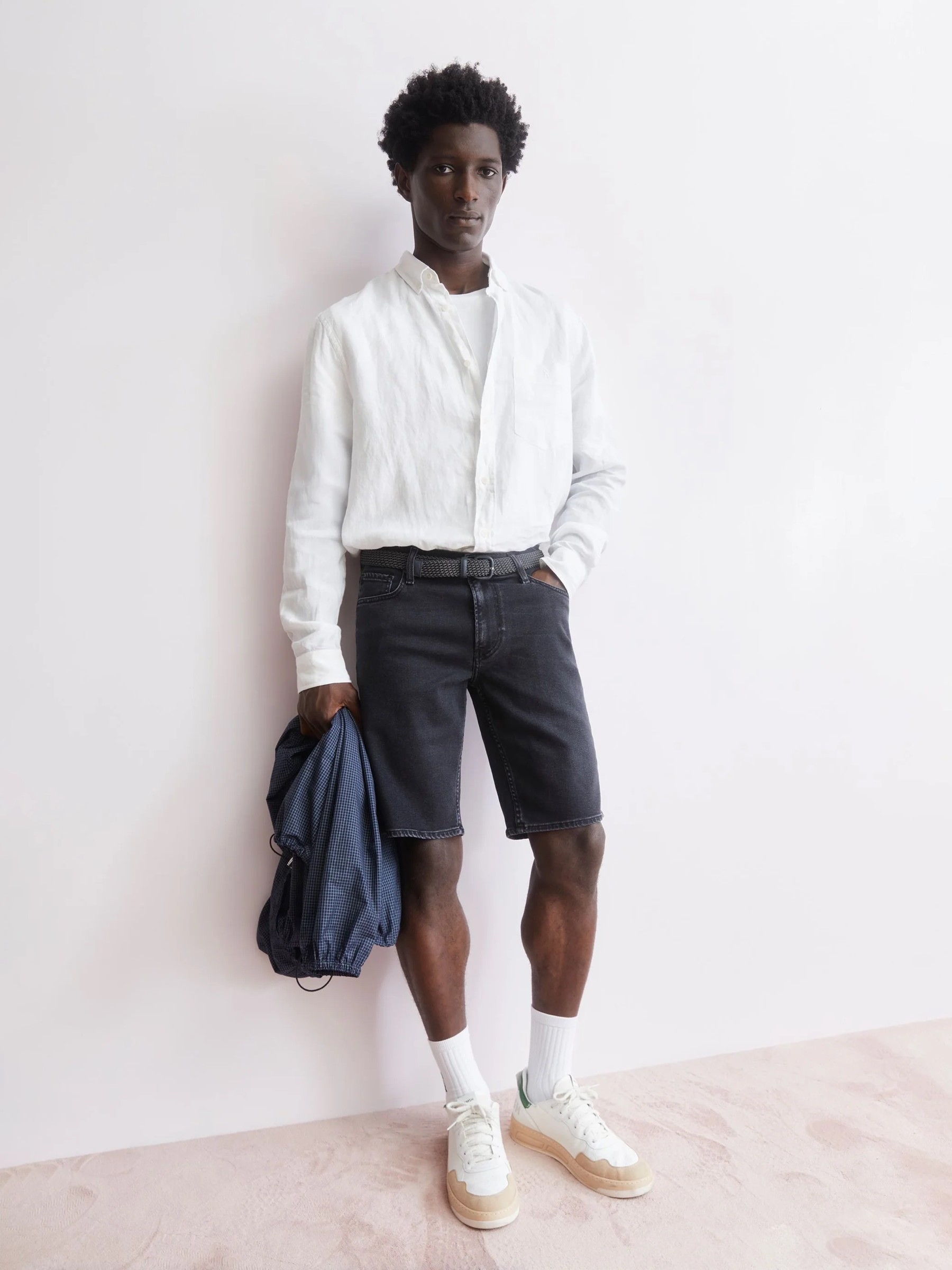 Shorts Naail Hemp black washed authentic Armedangels