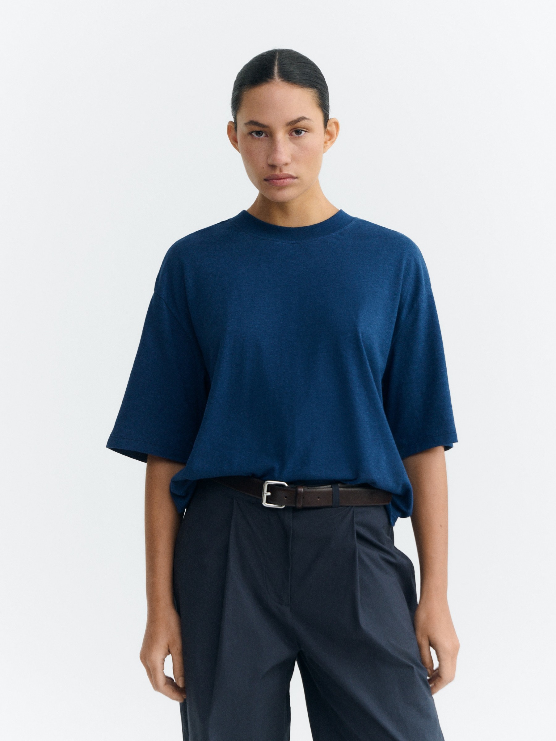 T-Shirt Lena Tee blue night Thinking Mu