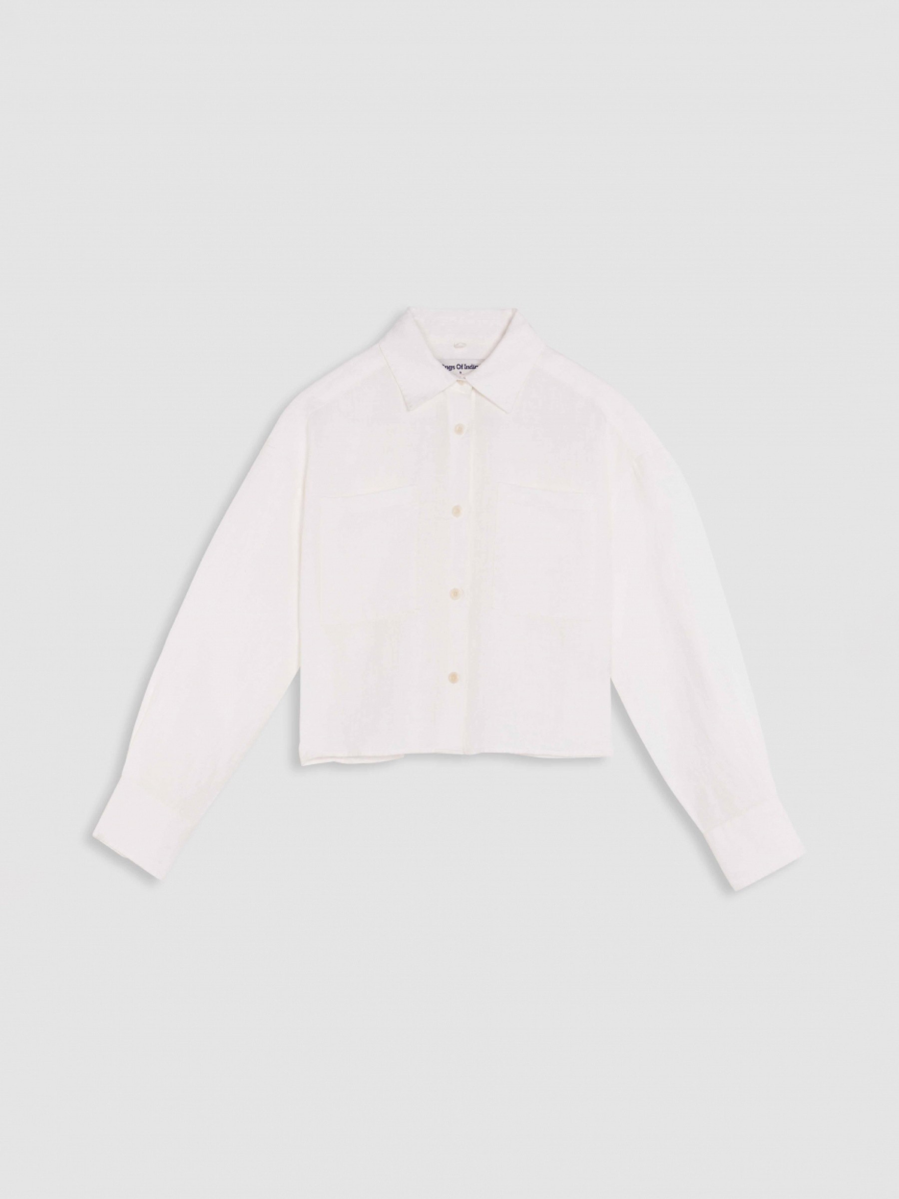 Bluse Quinn optical white Kings of Indigo – K.O.I.