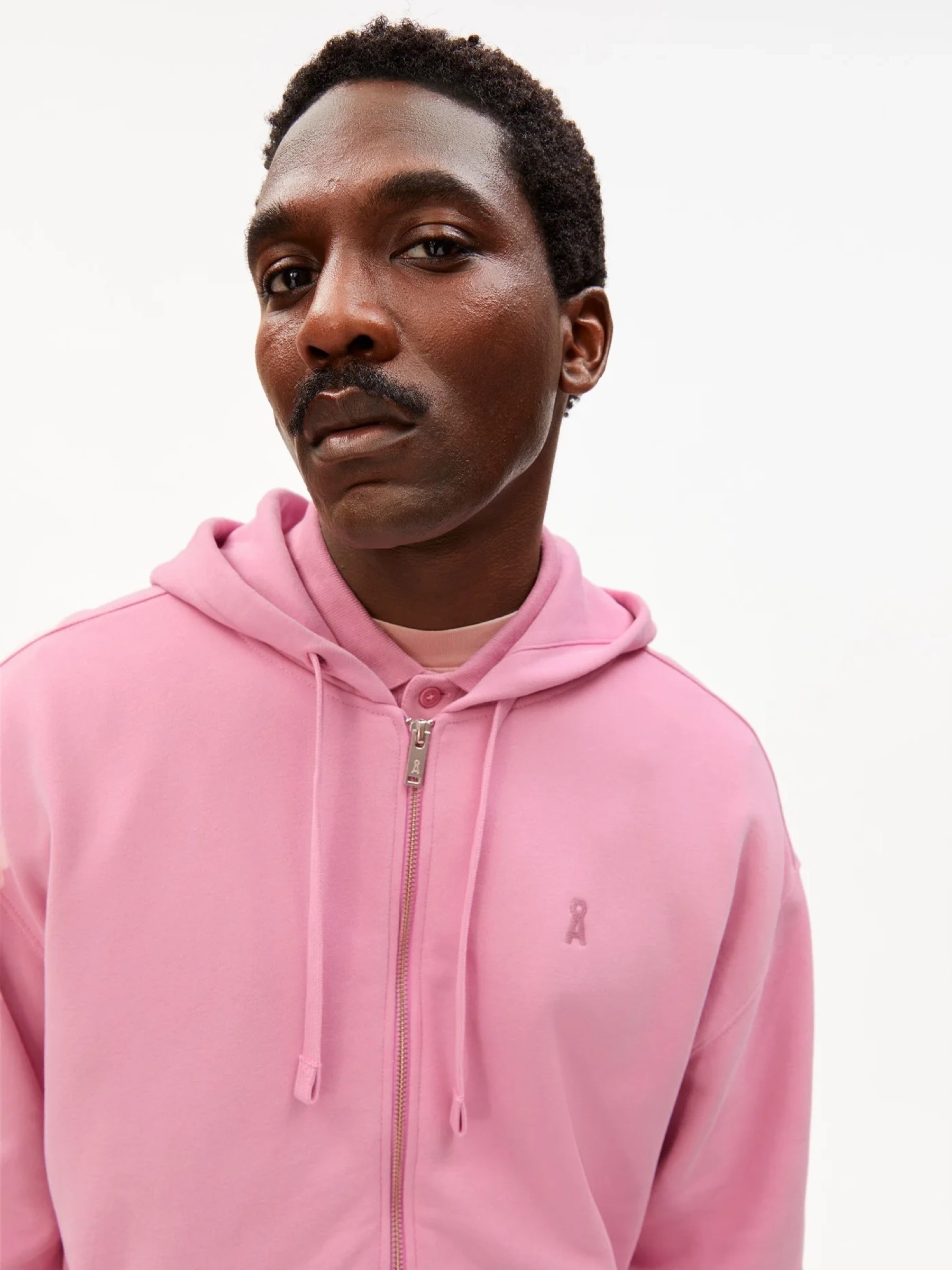 Kapuzencardigan Hoodie Saromiaan Loop Sweatjacket washed berry Armedangels