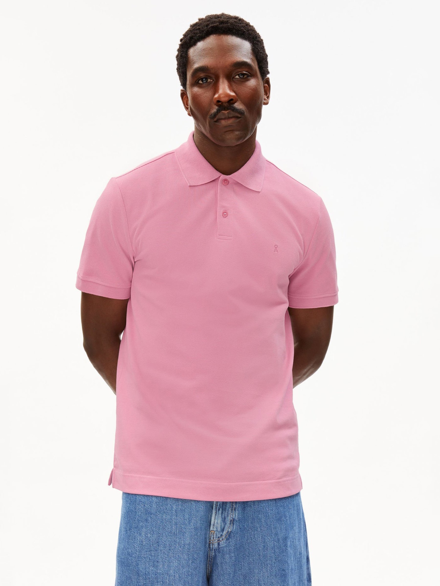 T-Shirt Maario Poloshirt washed berry Armedangels