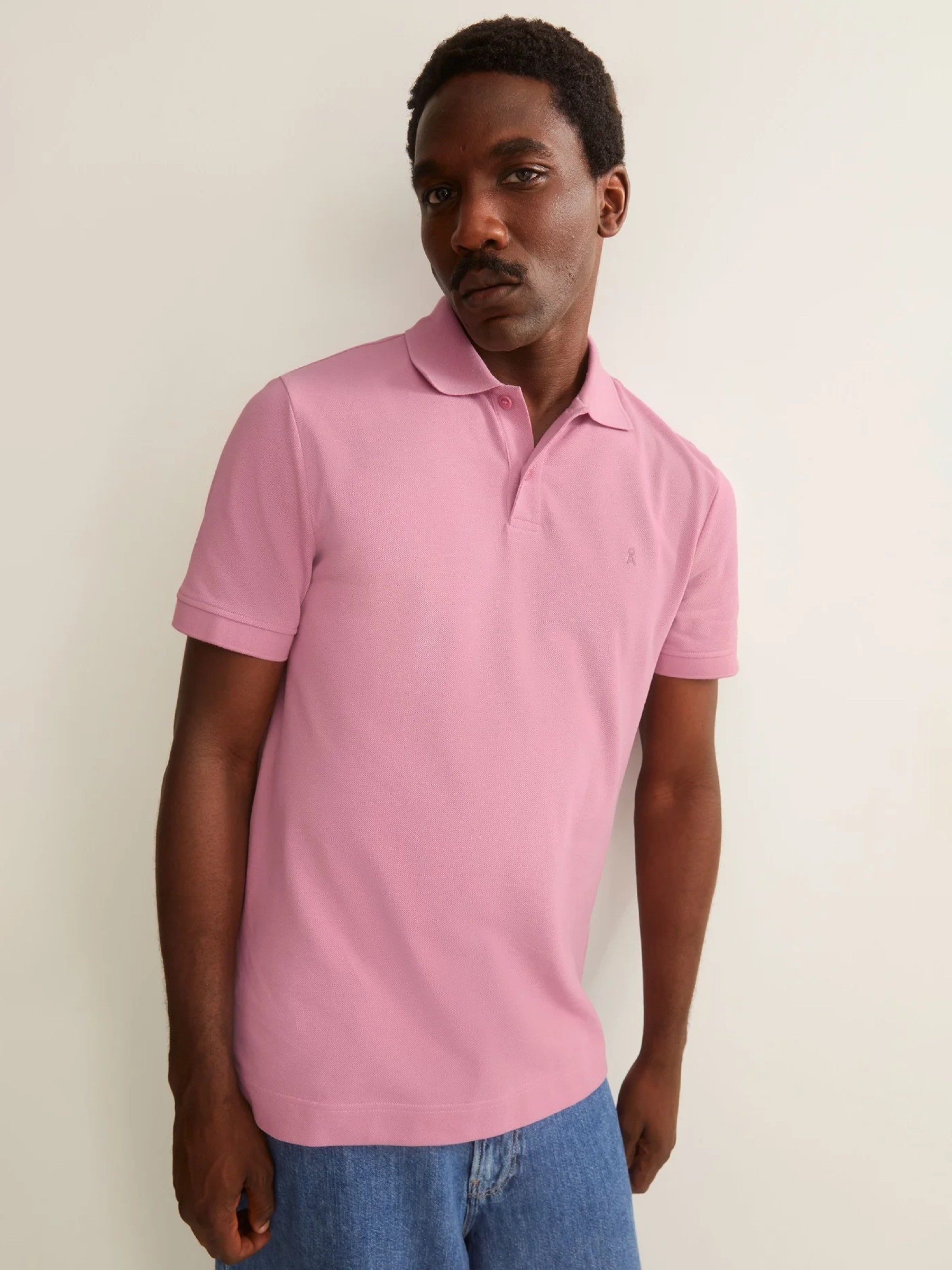 T-Shirt Maario Poloshirt washed berry Armedangels