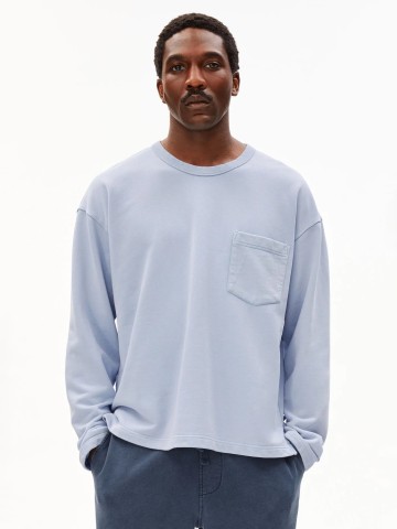 Pullover GMT Dye Sweatshirt wedgwood washed Armedangels