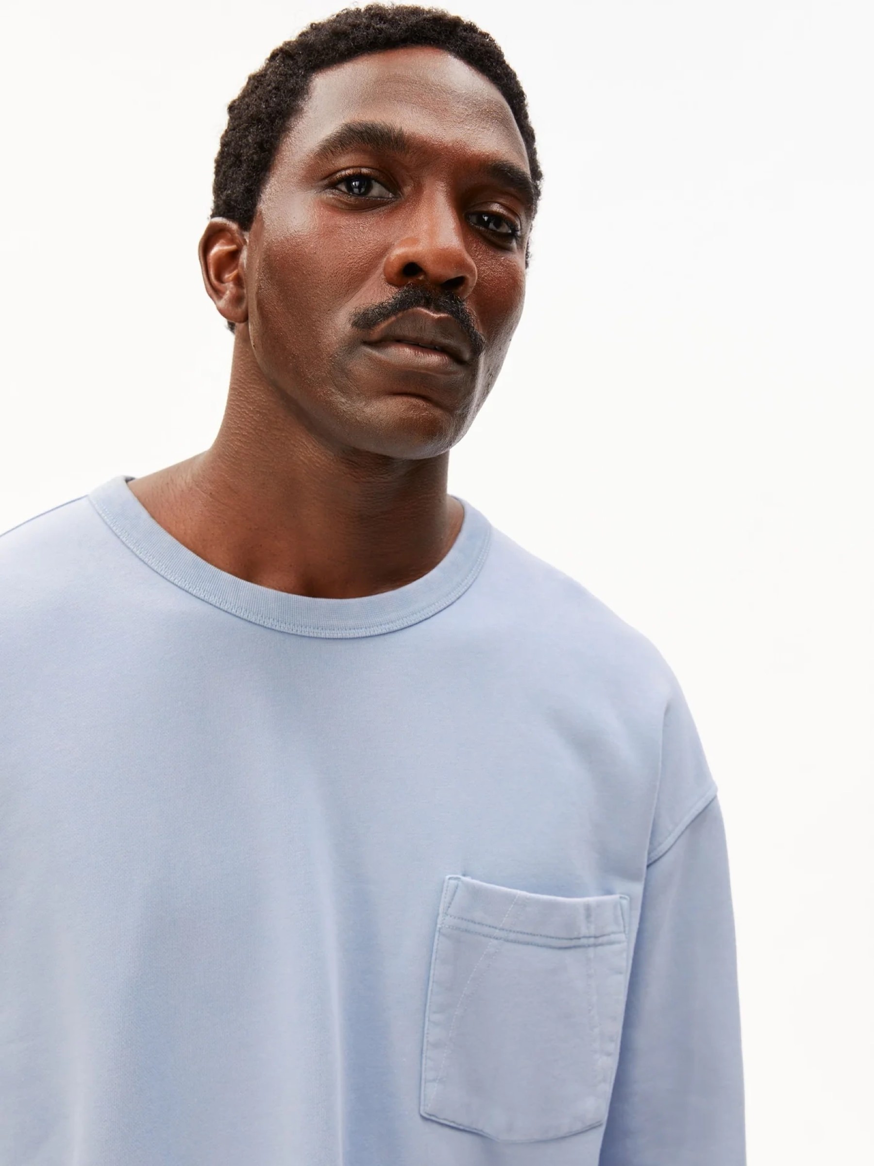 Pullover GMT Dye Sweatshirt wedgwood washed Armedangels