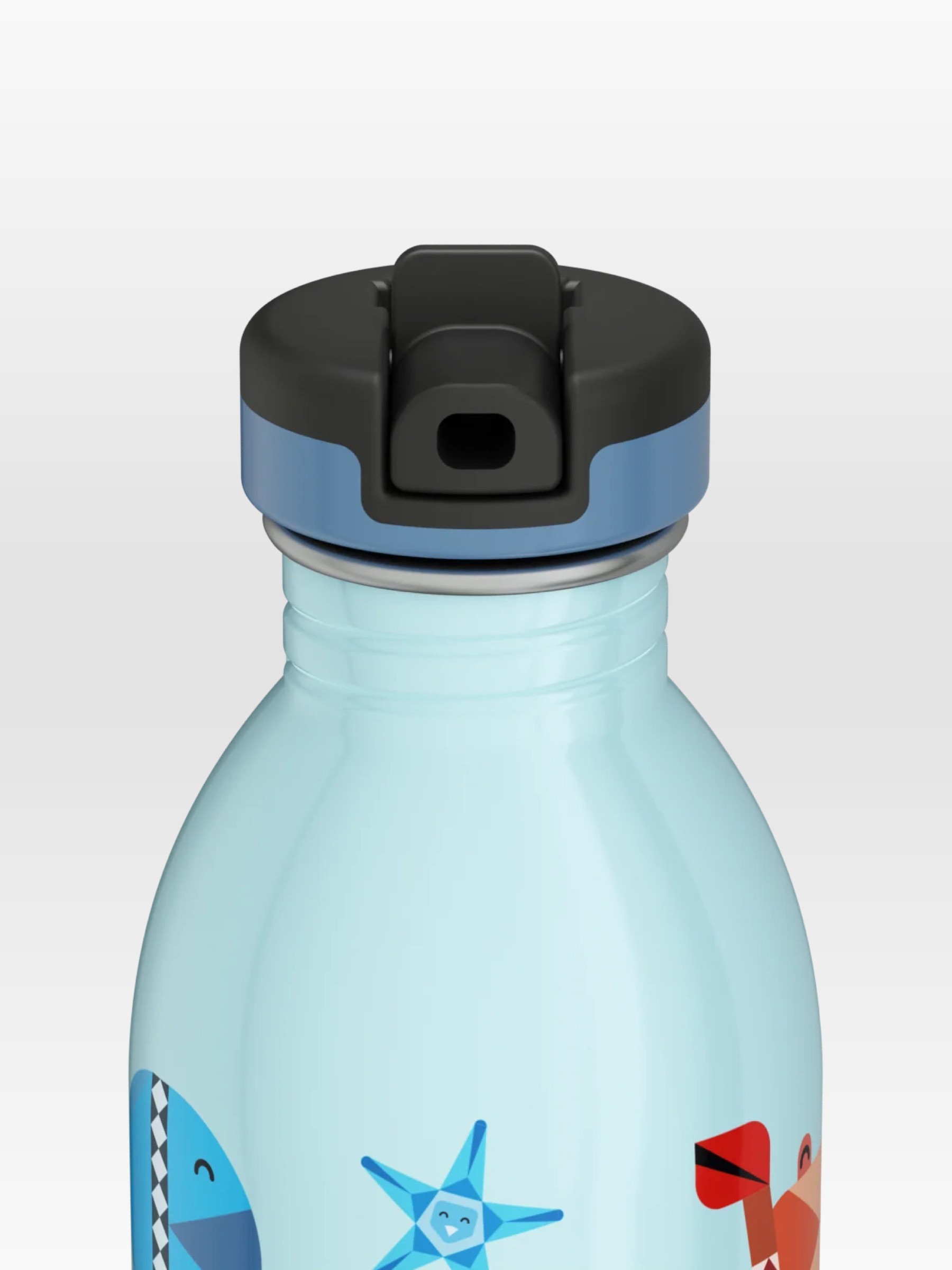 Trinkflasche Urban sea friends Sportdeckel 24Bottles