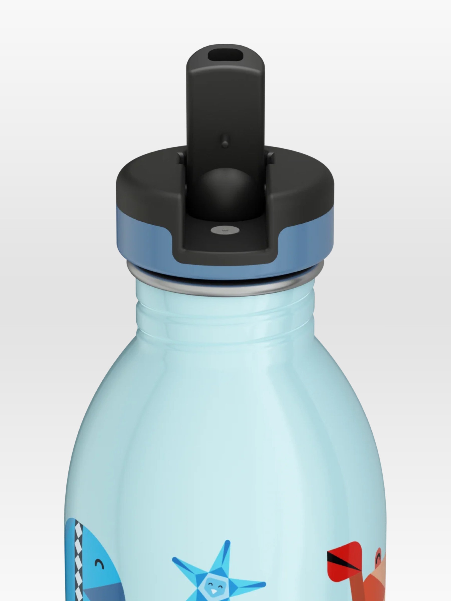 Trinkflasche Urban sea friends Sportdeckel 24Bottles