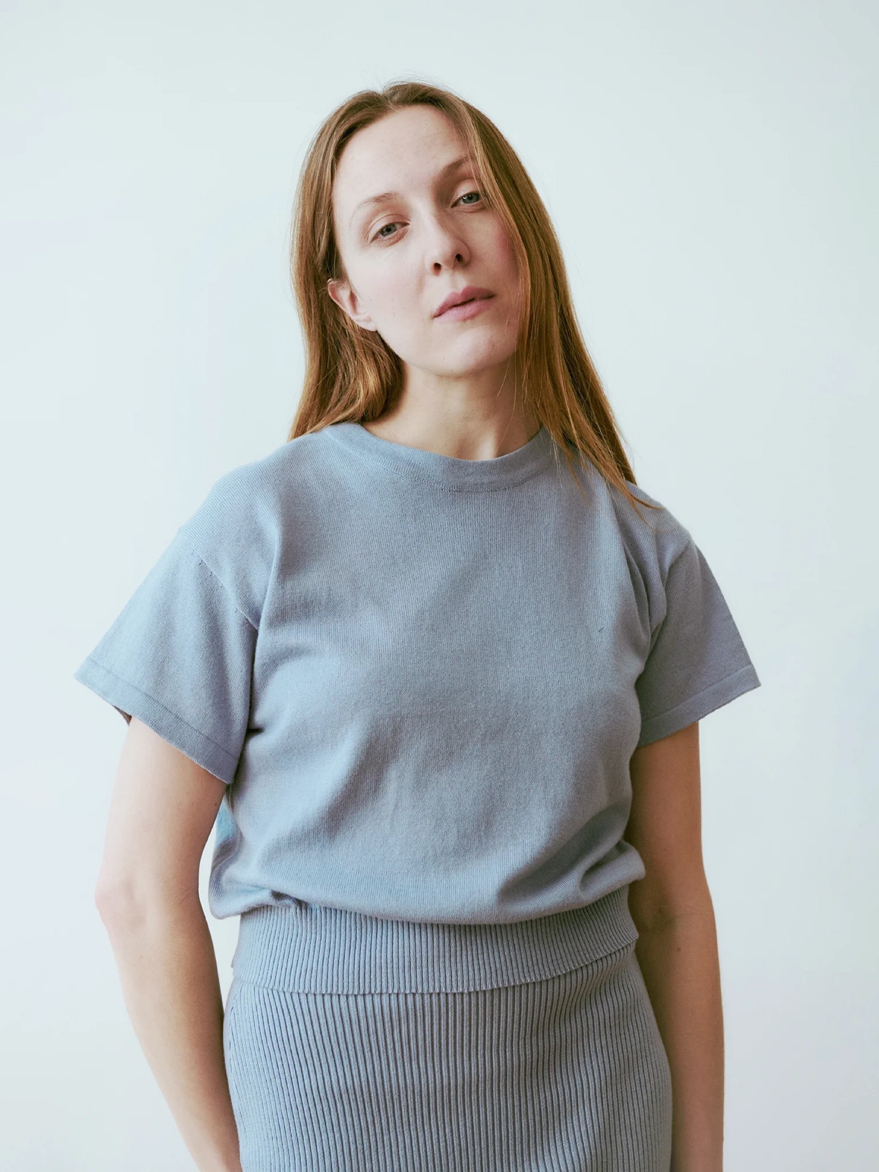 T-Shirt El Sur Knit Top berlin blue Jungle Folk