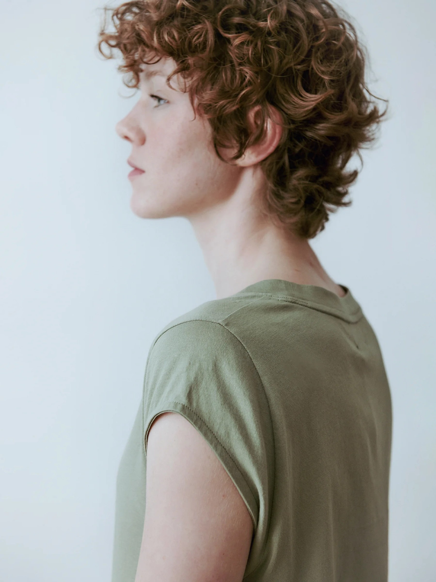 T-Shirt Crew Tee Isla almond green Jungle Folk