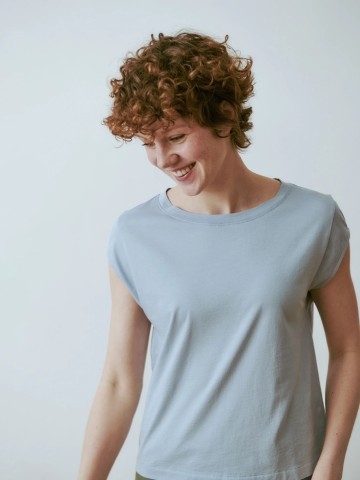 T-Shirt Crew Tee Isla berlin blue Jungle Folk