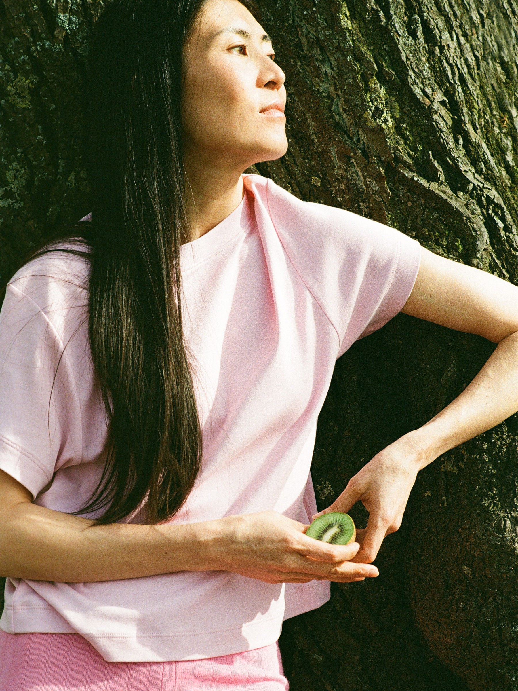 T-Shirt Ela Crop Top bubble pink Jungle Folk