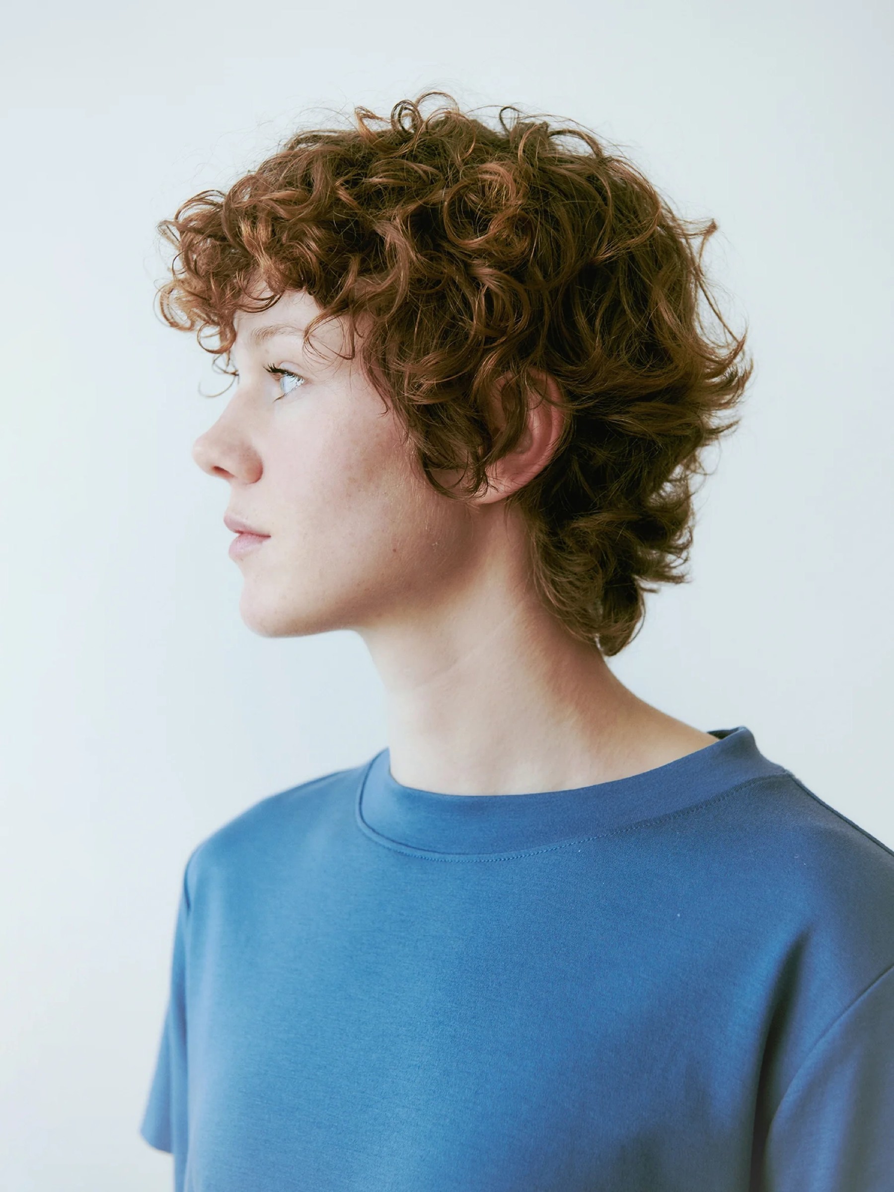 T-Shirt Ela Crop Top coastal blue Jungle Folk