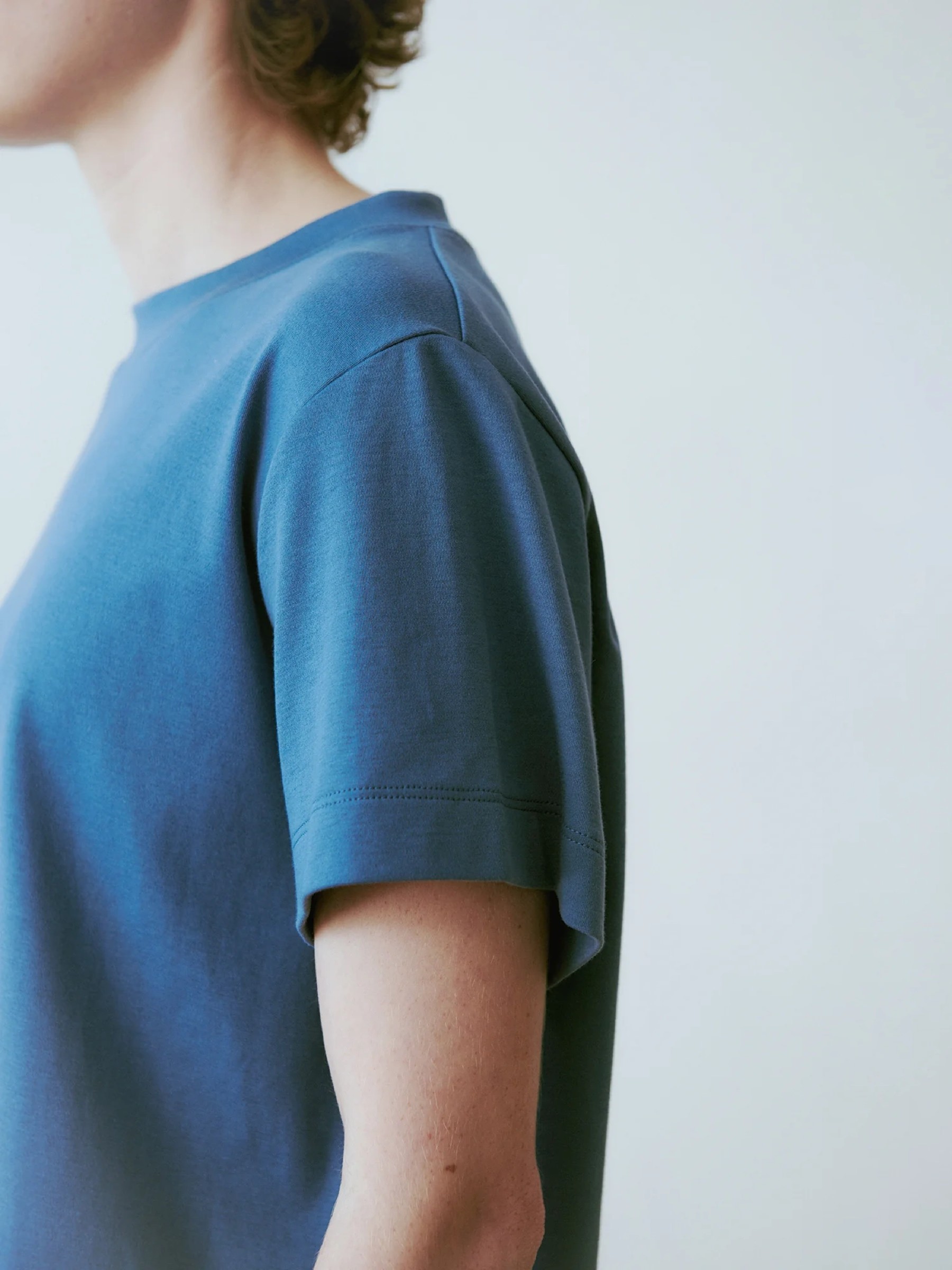 T-Shirt Ela Crop Top coastal blue Jungle Folk