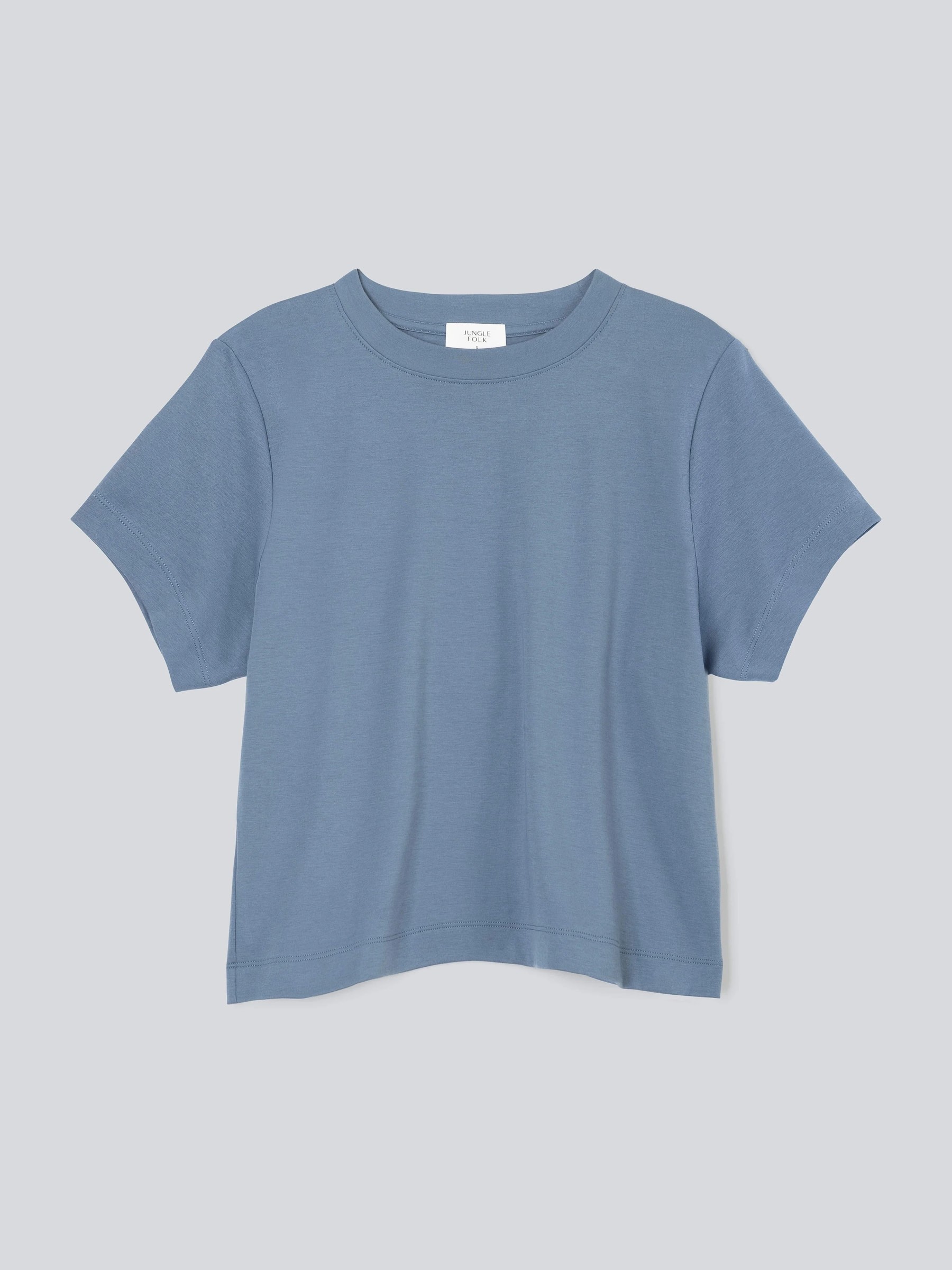 T-Shirt Ela Crop Top coastal blue Jungle Folk