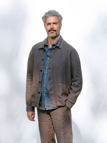 Hemd Overshirt Linen Ilha taupe Carpasus