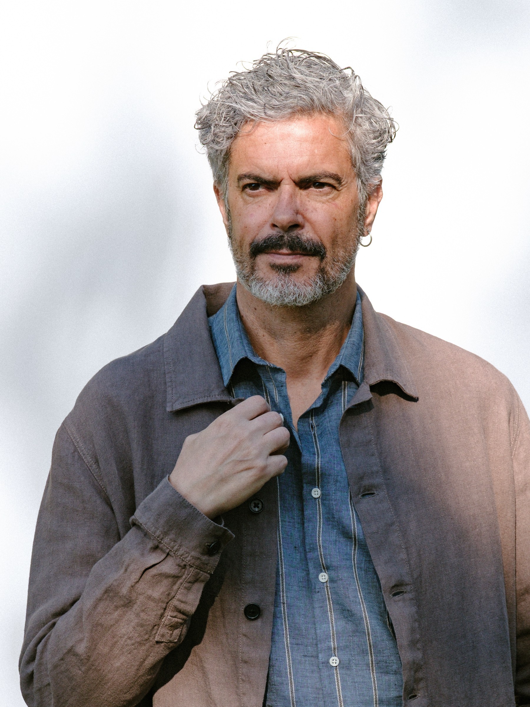 Hemd Overshirt Linen Ilha taupe Carpasus