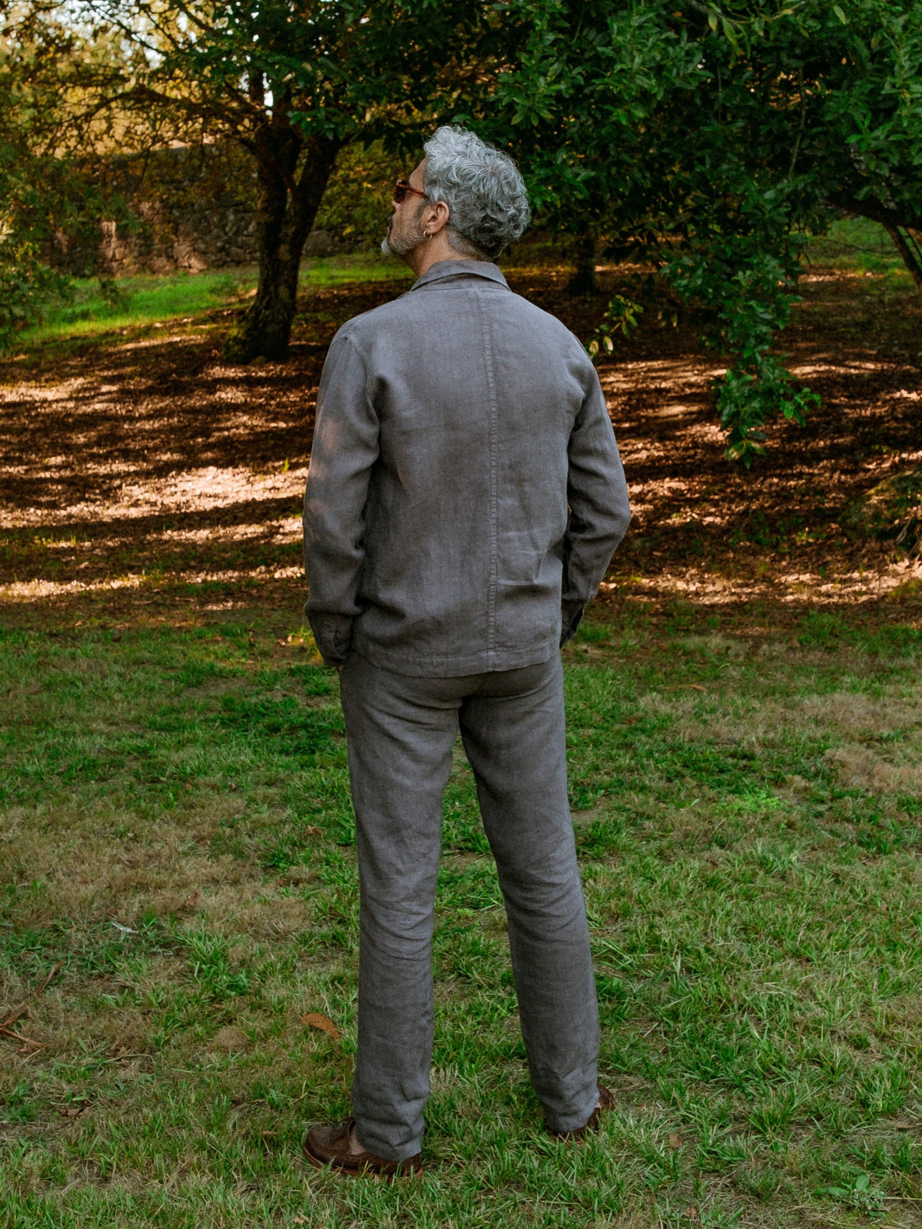 Hose Trousers Linen Ilha Long taupe Carpasus