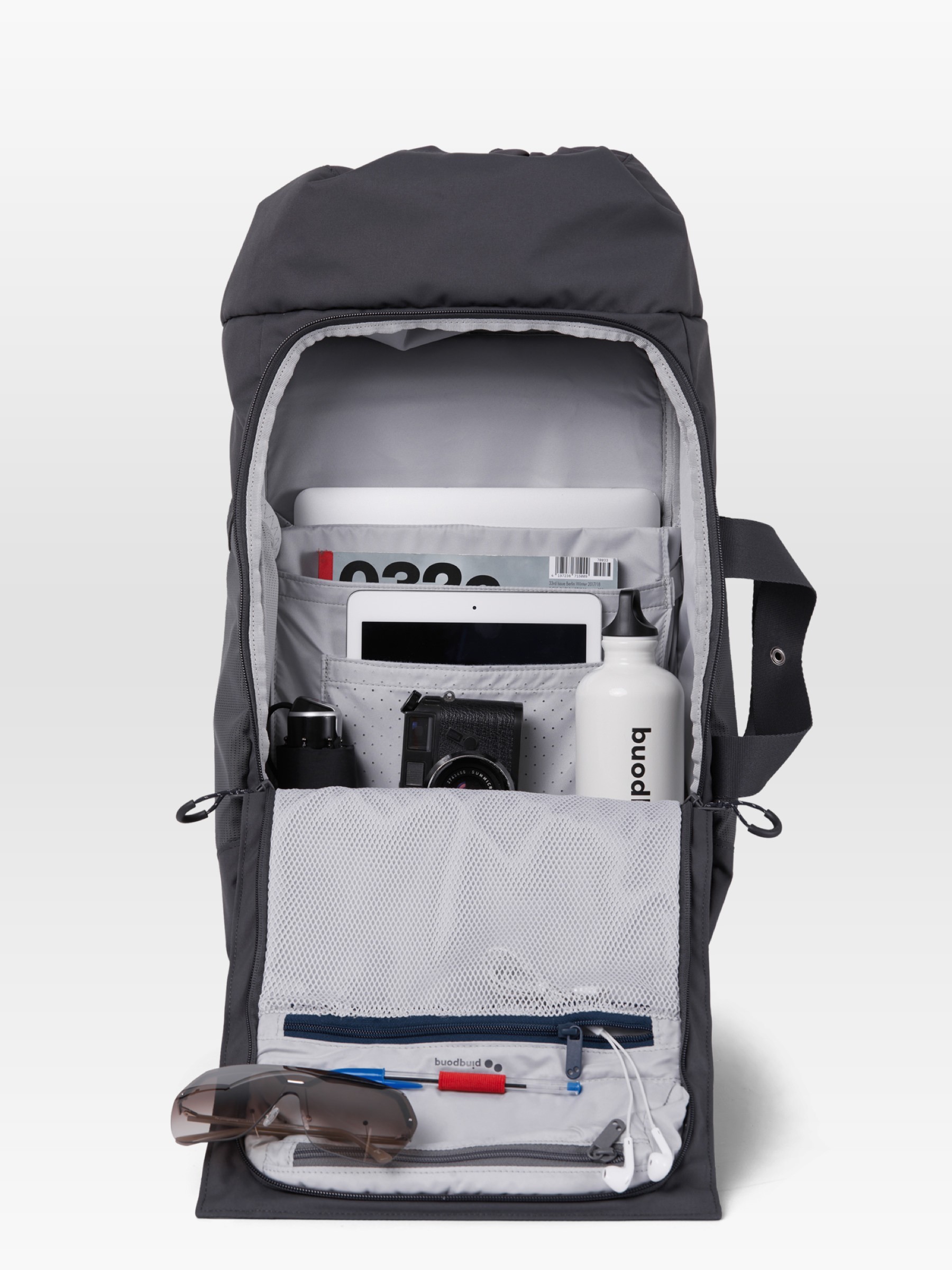 Rucksack Blok Large deep anthra pinqponq