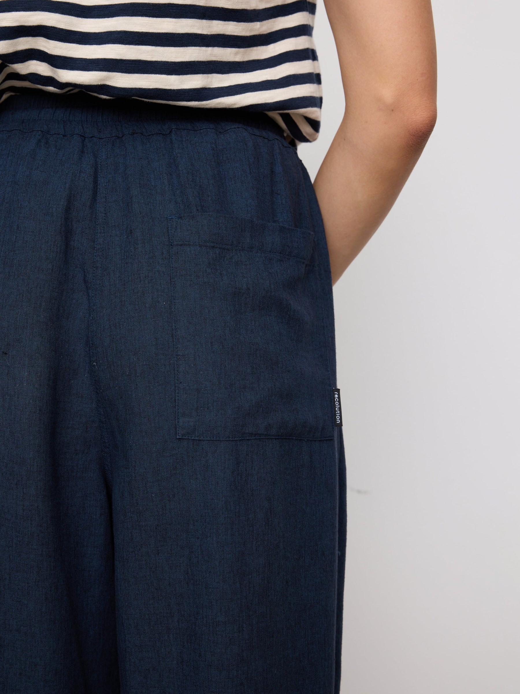 Hose Moonflower navy Recolution