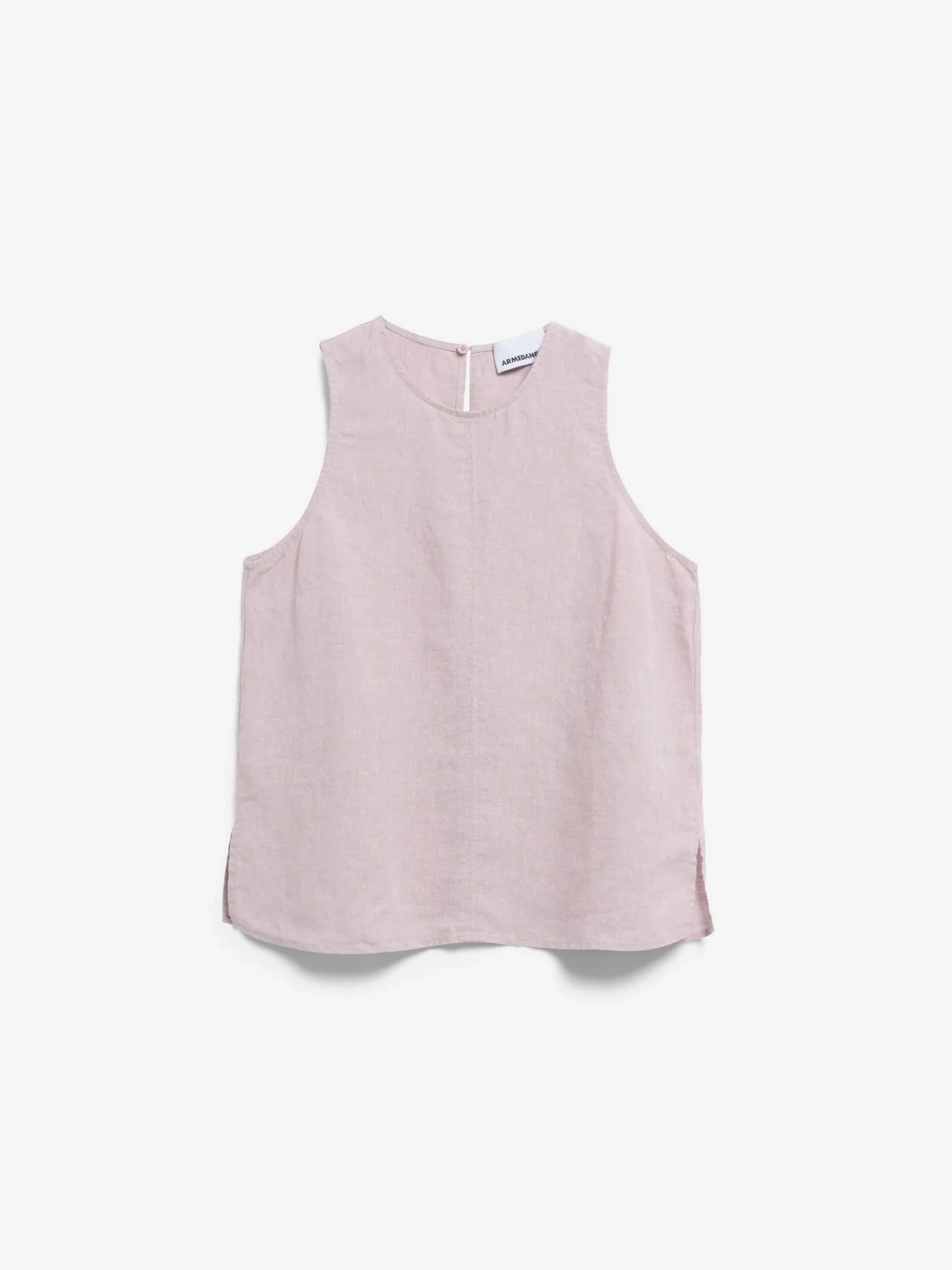 Pure Linen Blouse Top pink mist Armedangels
