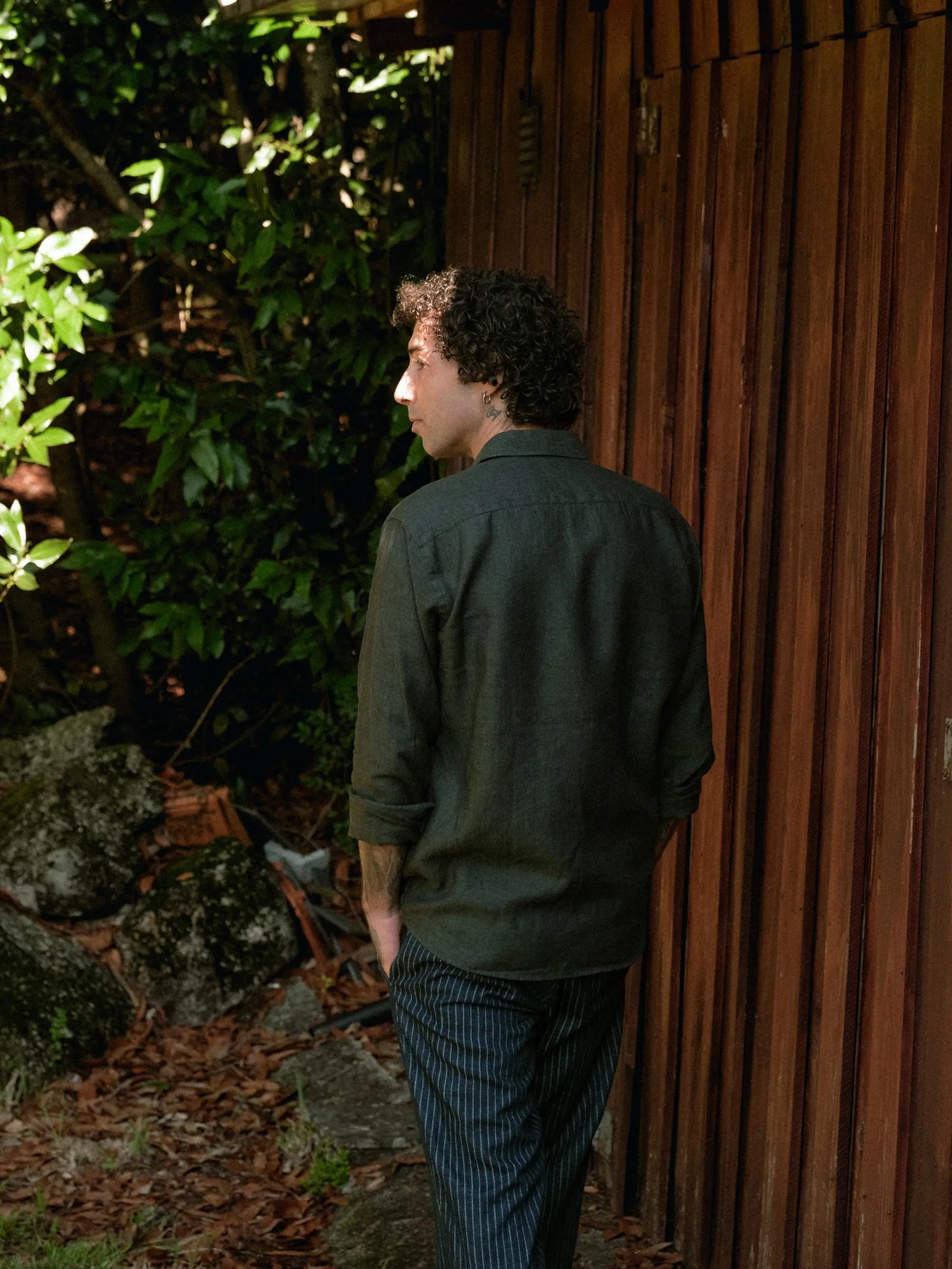 Leinenhemd Shirt Linen Verzasca forest Carpasus