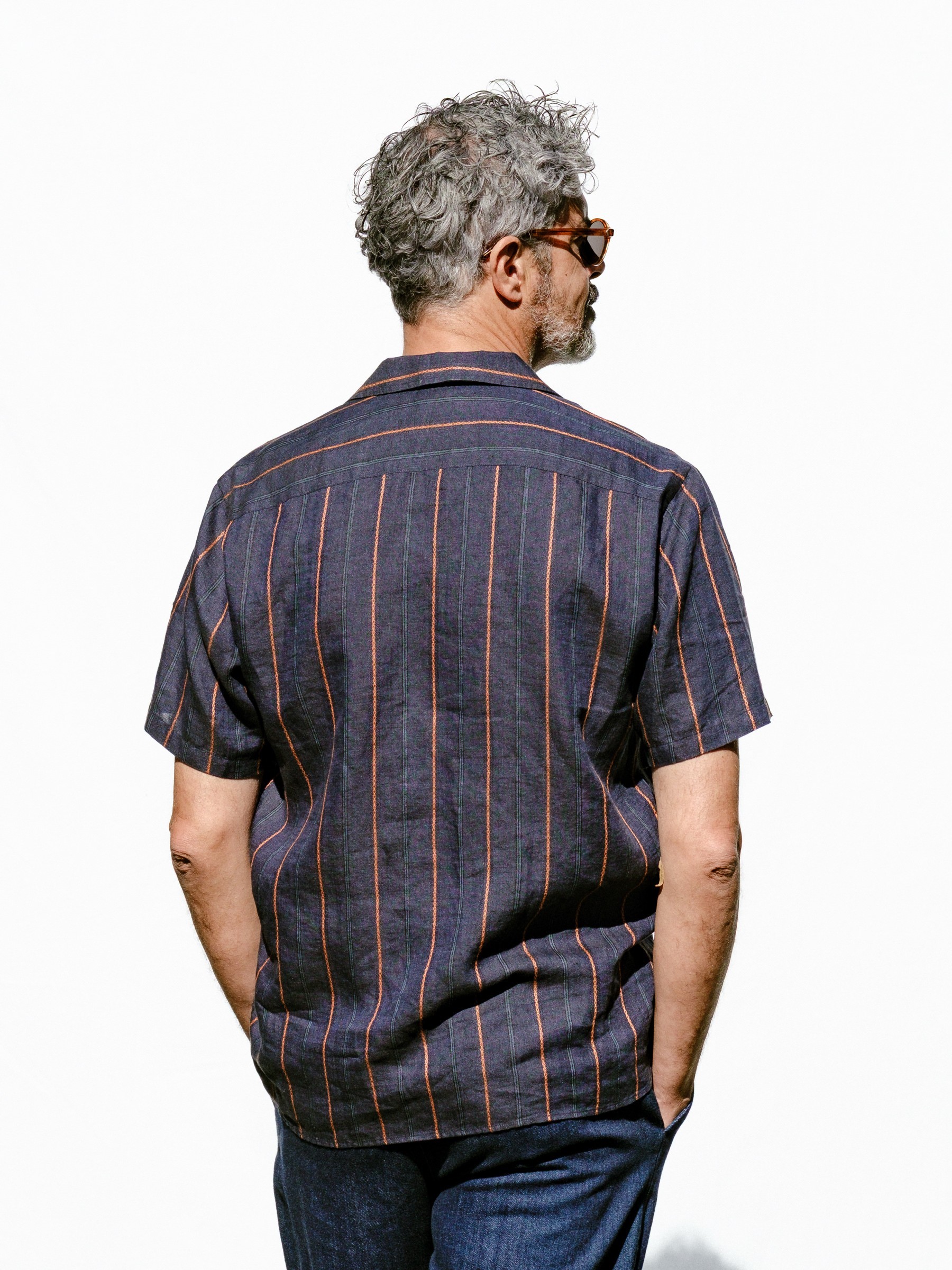 Hemd Shirt Linen Milano marine Carpasus