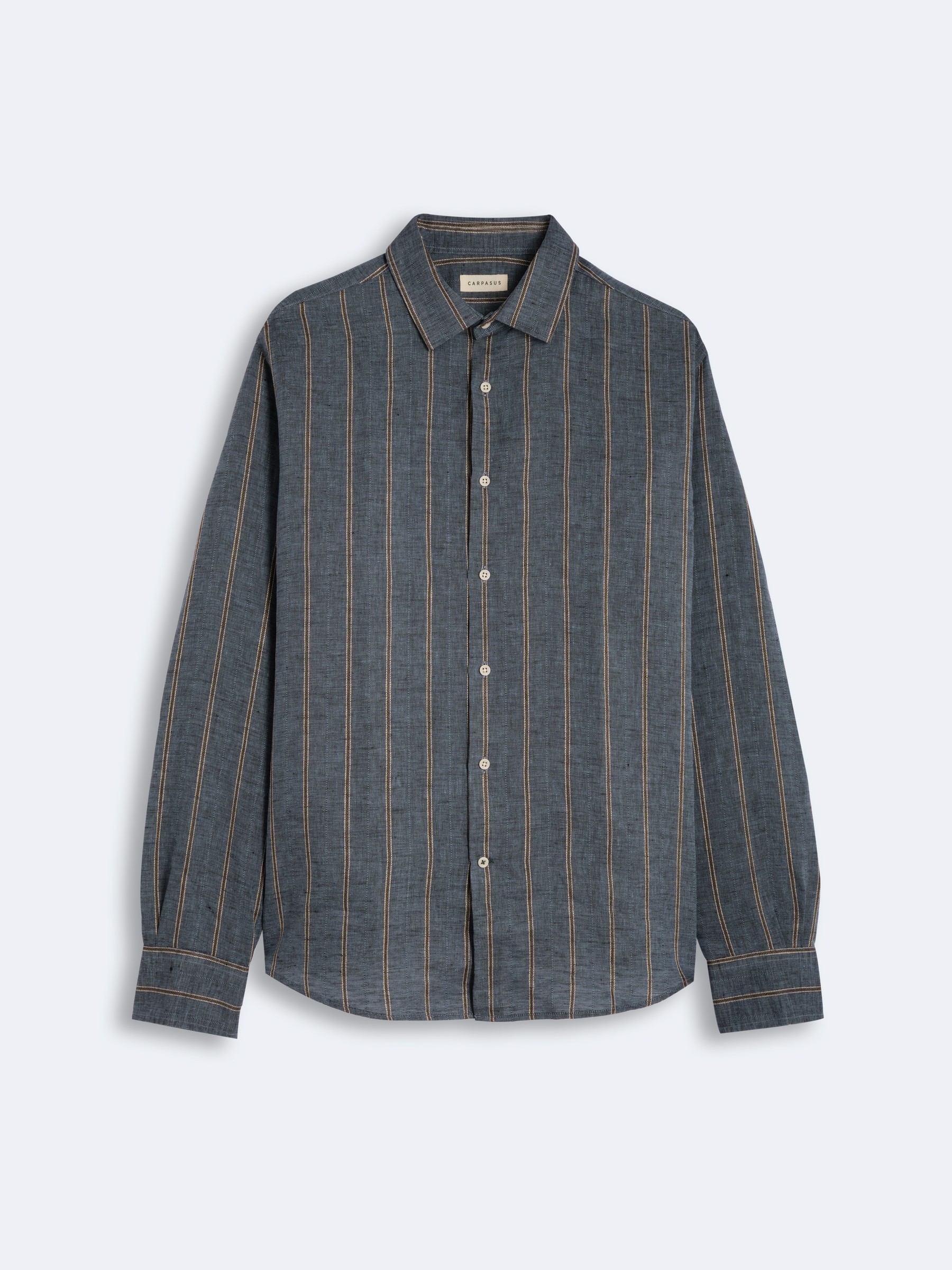 Hemd Shirt Linen Lugano azur Carpasus