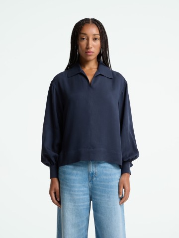 Bluse Rheana dress blues Kings of Indigo – K.O.I.