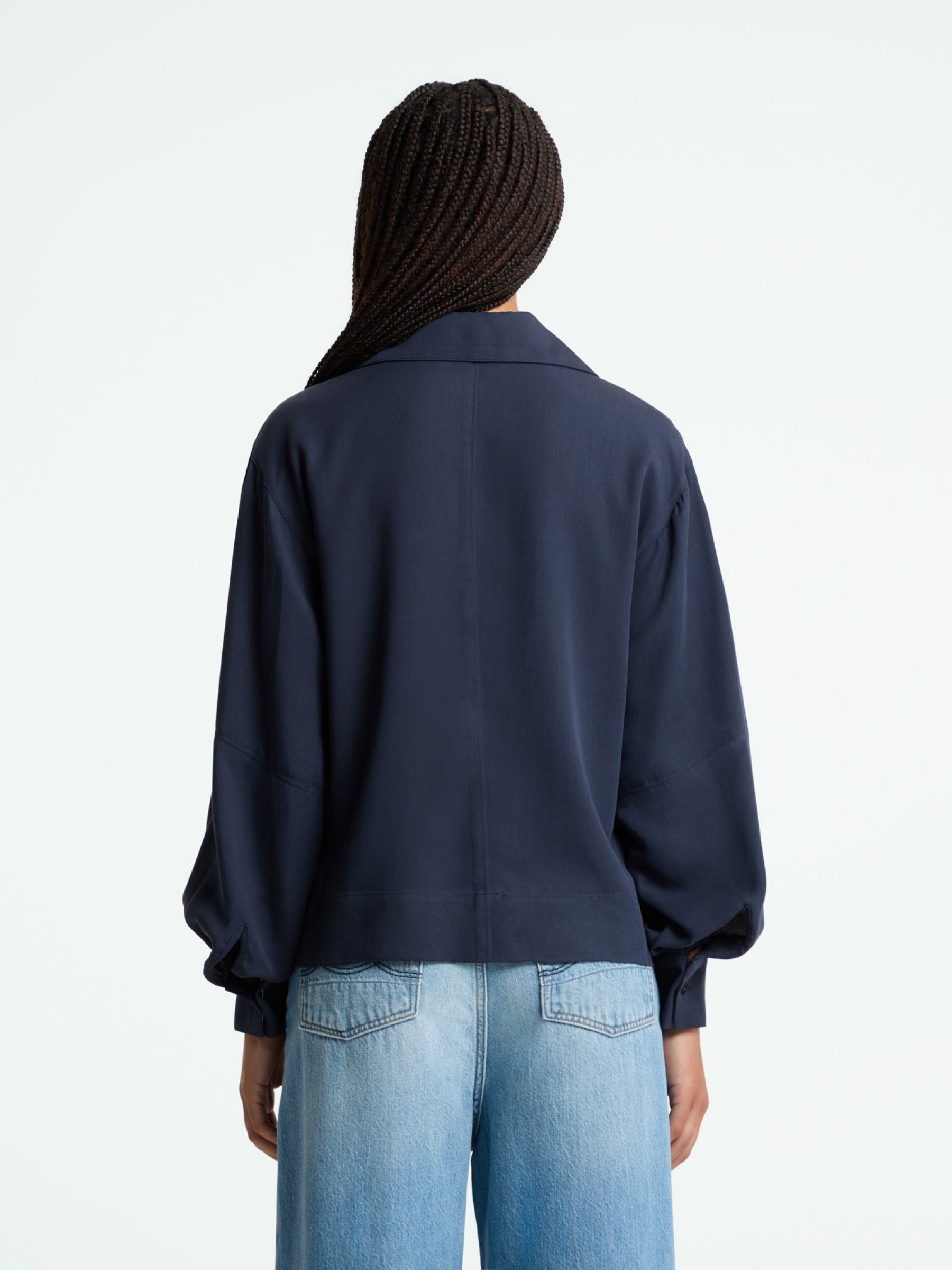Bluse Rheana dress blues Kings of Indigo – K.O.I.