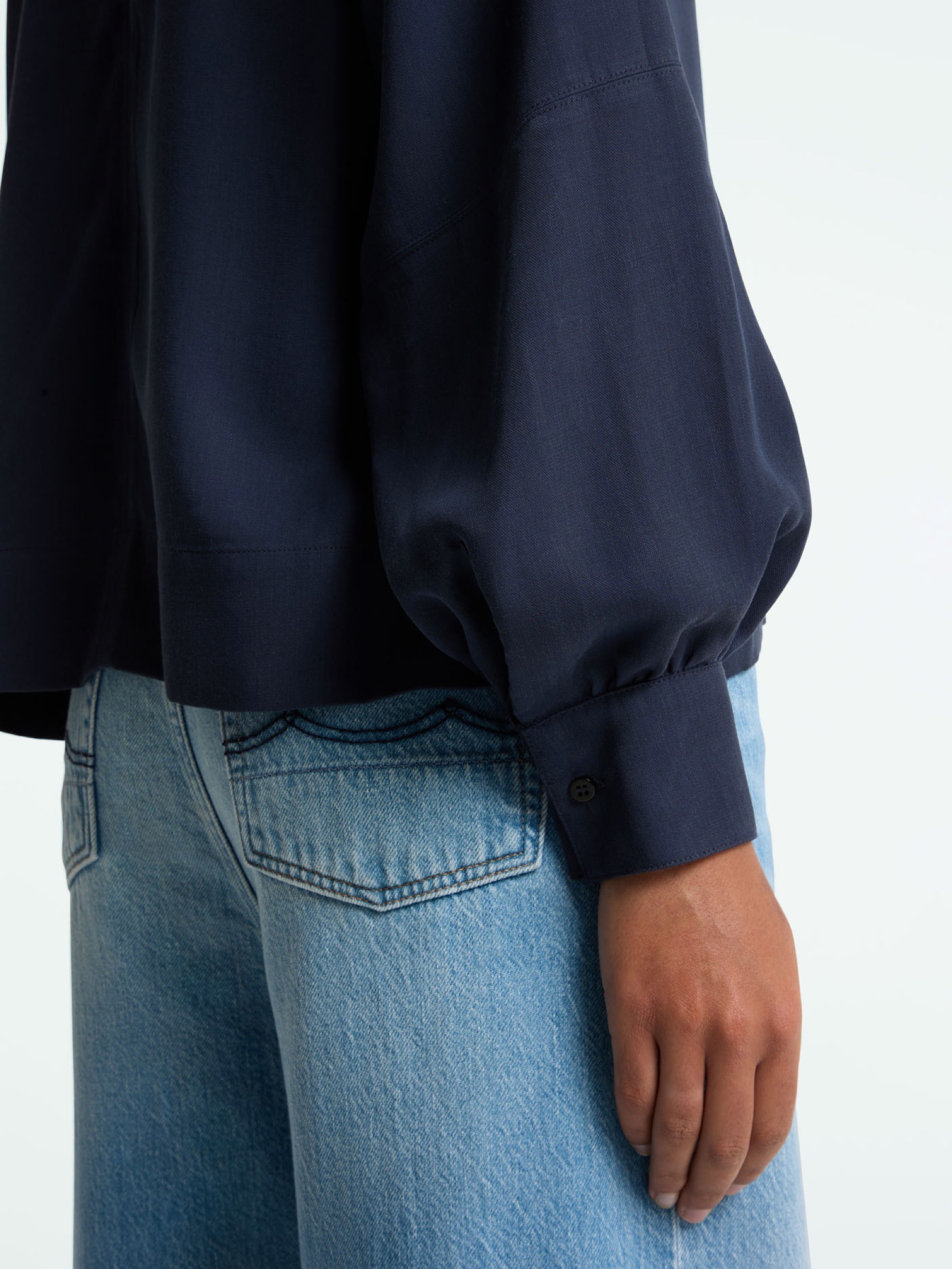 Bluse Rheana dress blues Kings of Indigo – K.O.I.