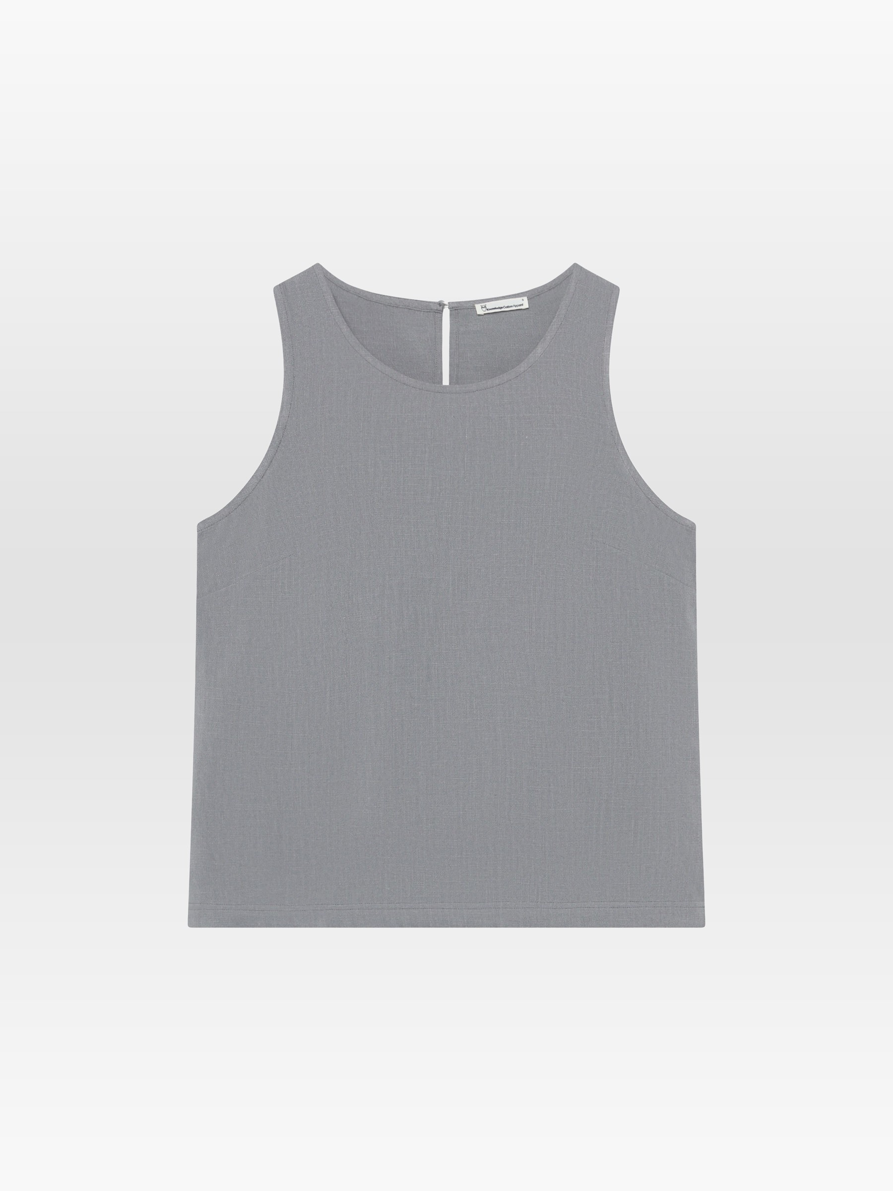 Linen-Mix Top ultimate grey Knowledge Cotton Apparel