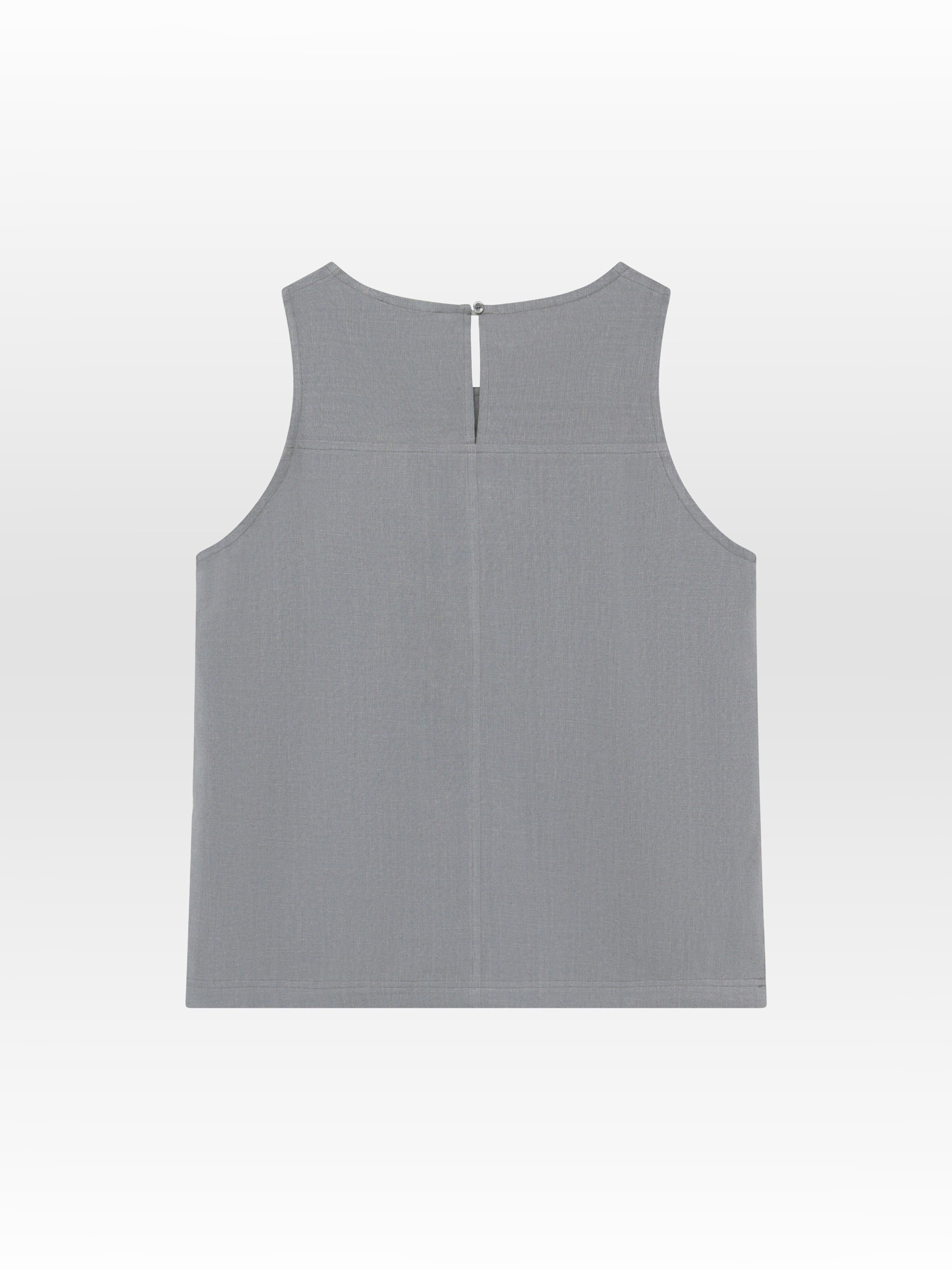 Linen-Mix Top ultimate grey Knowledge Cotton Apparel