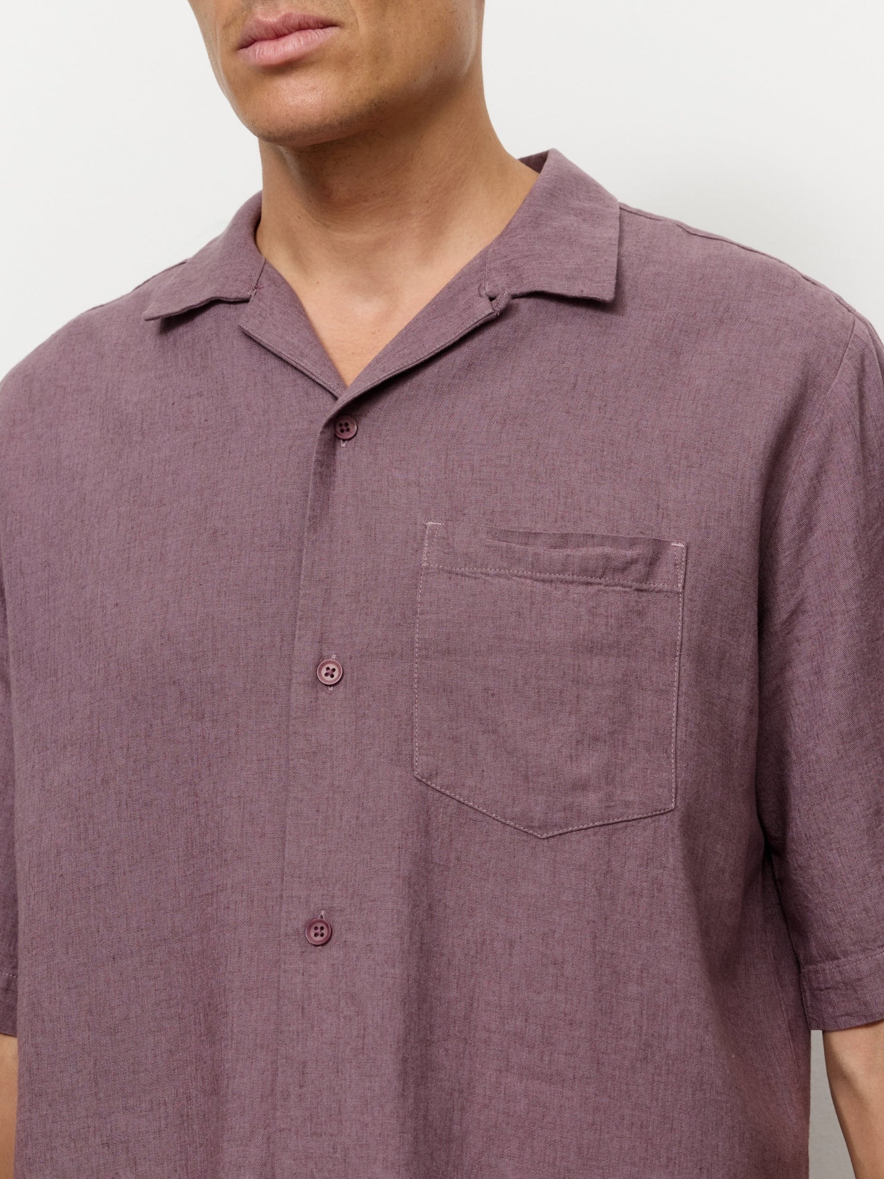 Kurzarmhemd Shirt Cactus mystic grape Recolution