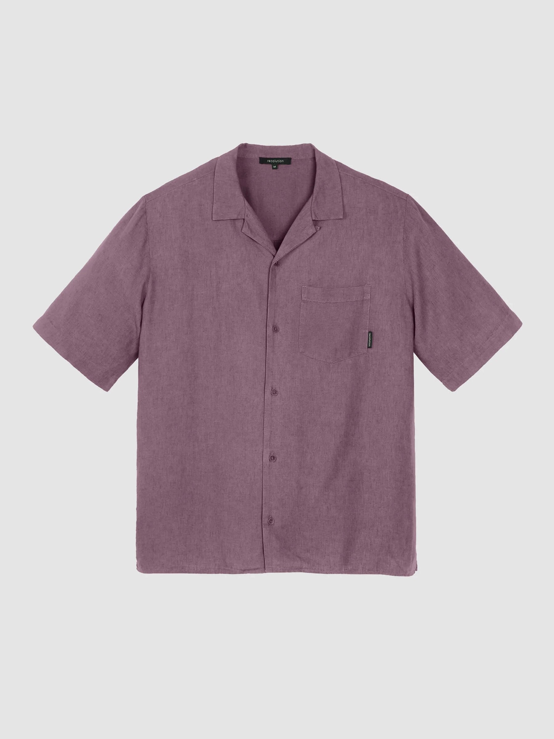 Kurzarmhemd Shirt Cactus mystic grape Recolution