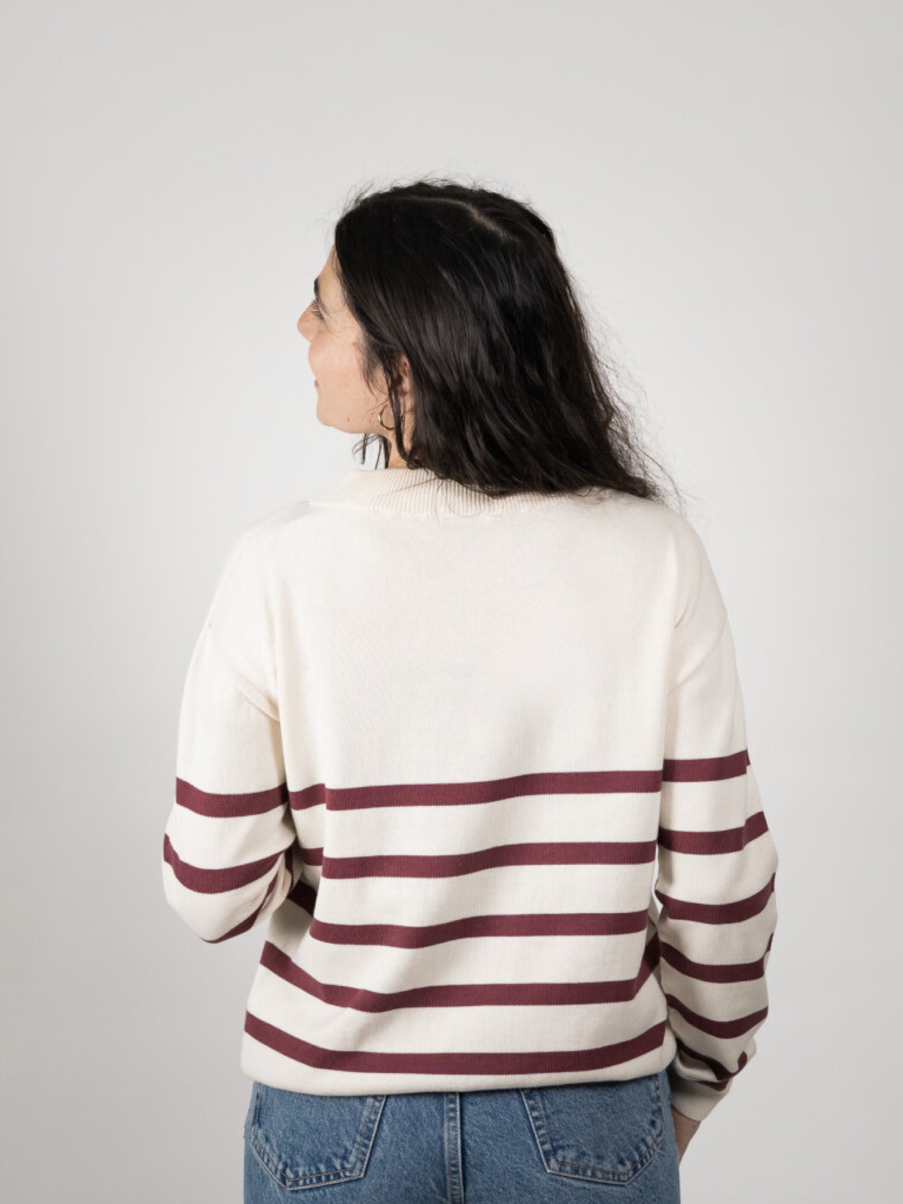 Pullover Eva Ringel Sweater Swiss Edition natural berry ZRCL