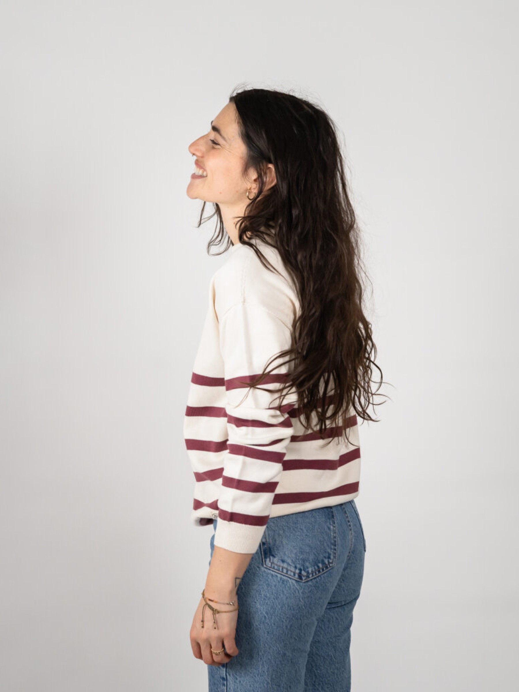 Pullover Eva Ringel Sweater Swiss Edition natural berry ZRCL