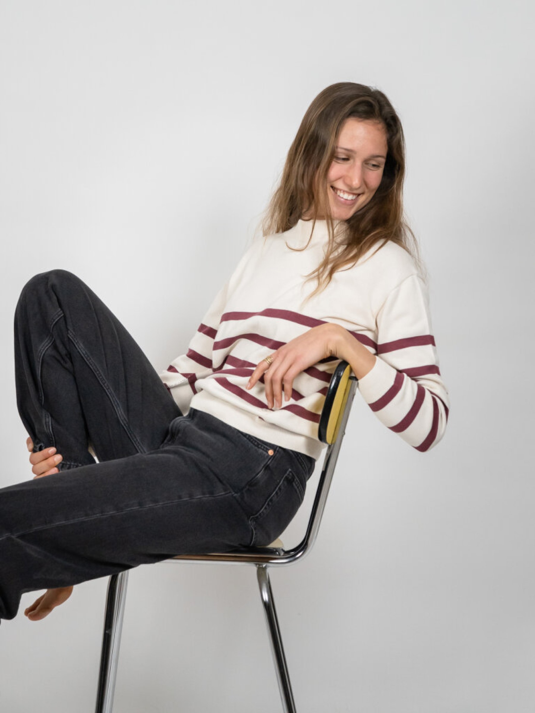 Pullover Eva Ringel Sweater Swiss Edition natural berry ZRCL